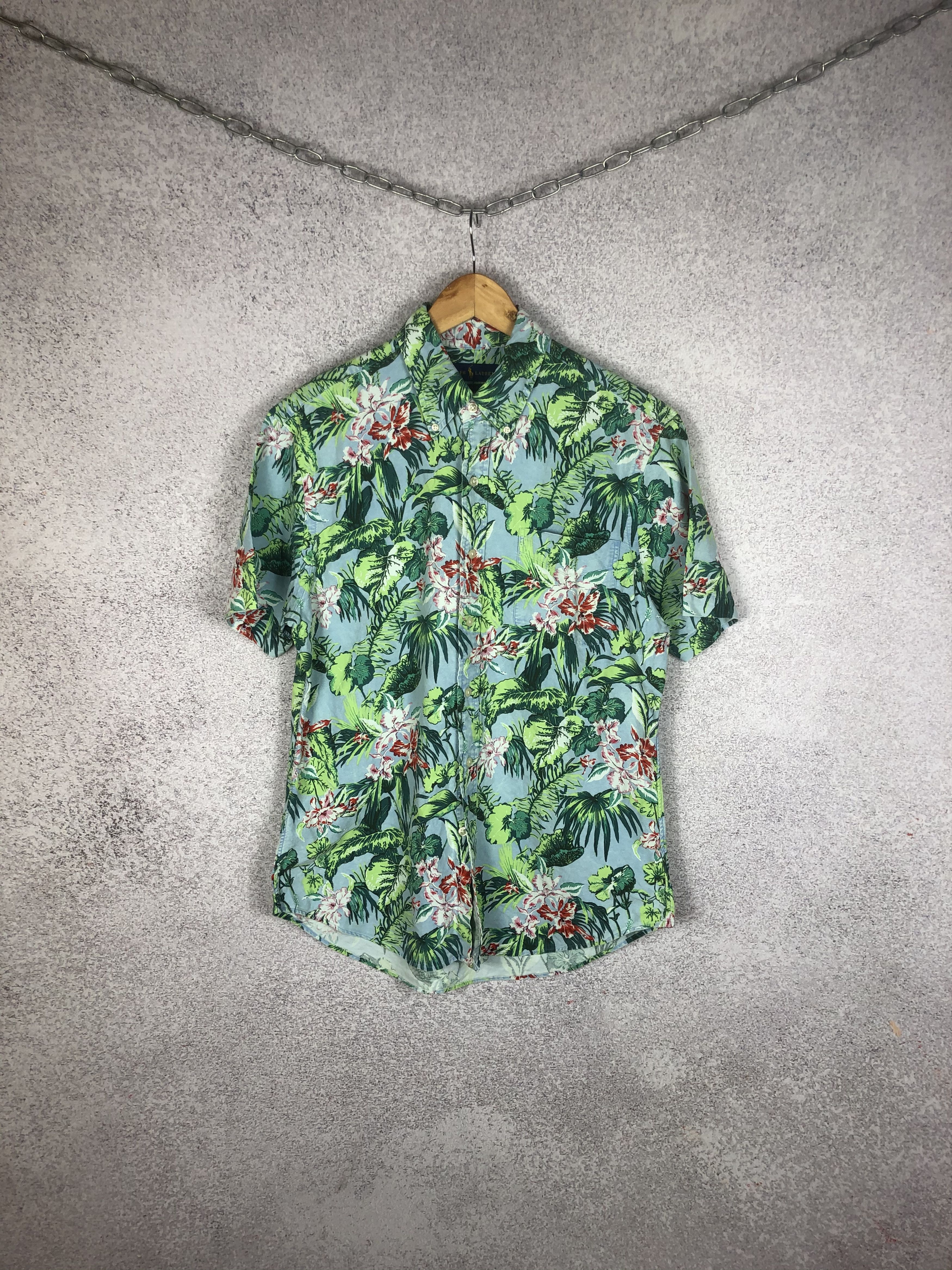 Polo Ralph Lauren Polo Ralph Lauren Hawaiian Shirt Button up Size US L / EU 52-54 / 3 - 1 Thumbnail