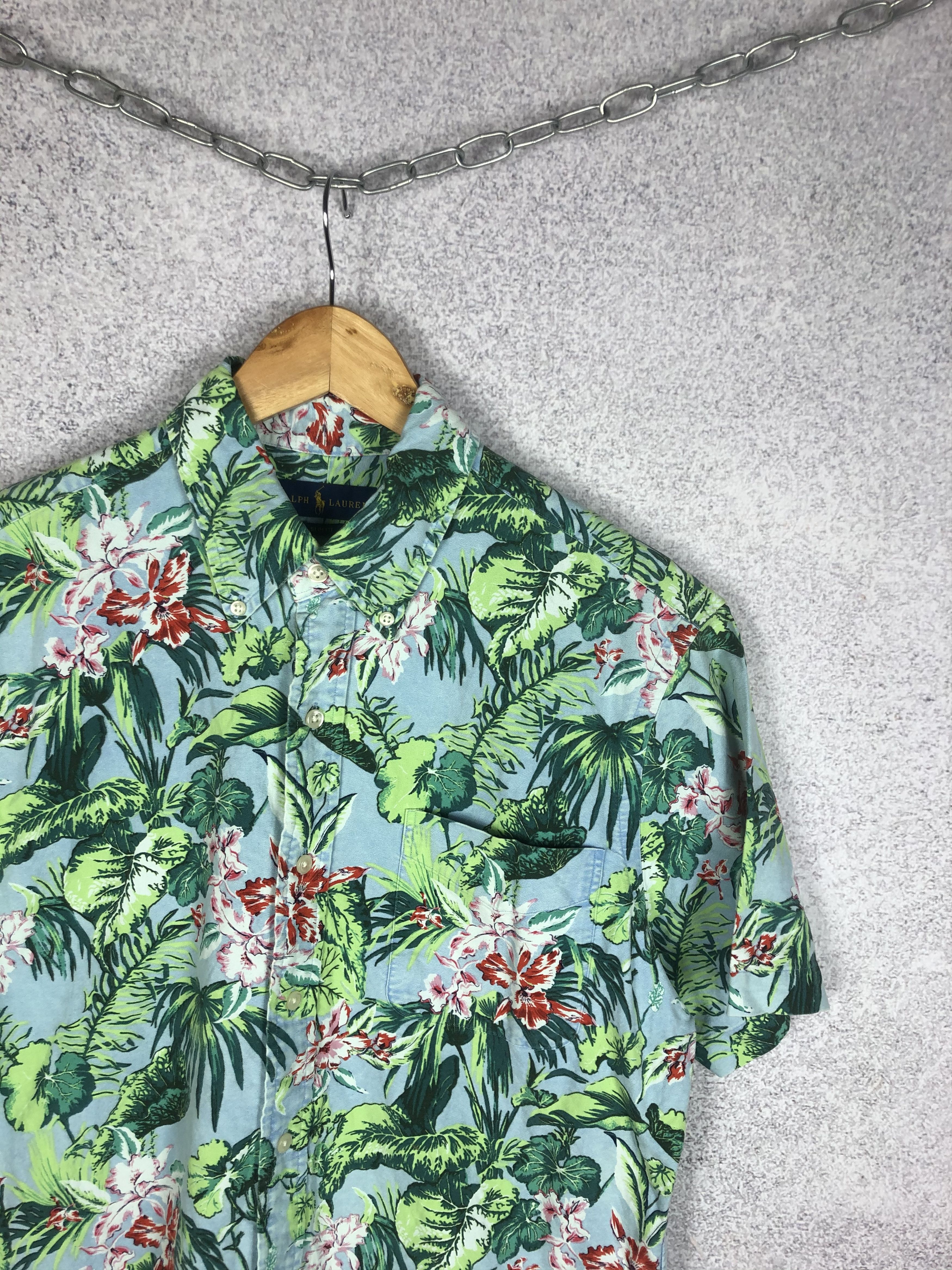 Polo Ralph Lauren Polo Ralph Lauren Hawaiian Shirt Button up Size US L / EU 52-54 / 3 - 2 Thumbnail