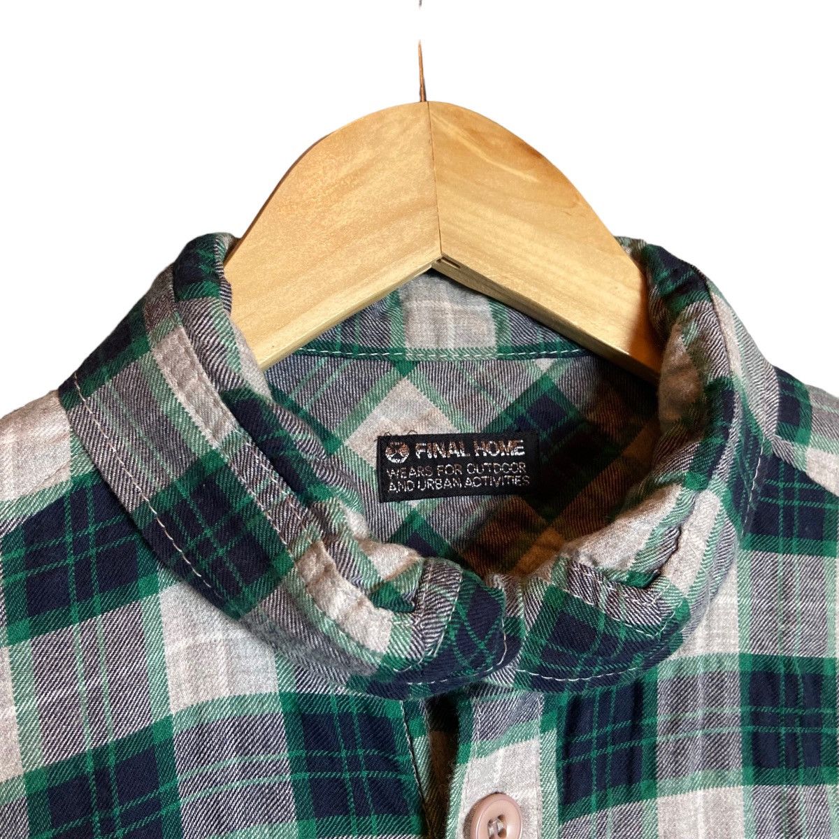 Issey Miyake Final Home Issey Miyake Nova Check Striped Long Sleeve Shirt Size US S / EU 44-46 / 1 - 5 Thumbnail