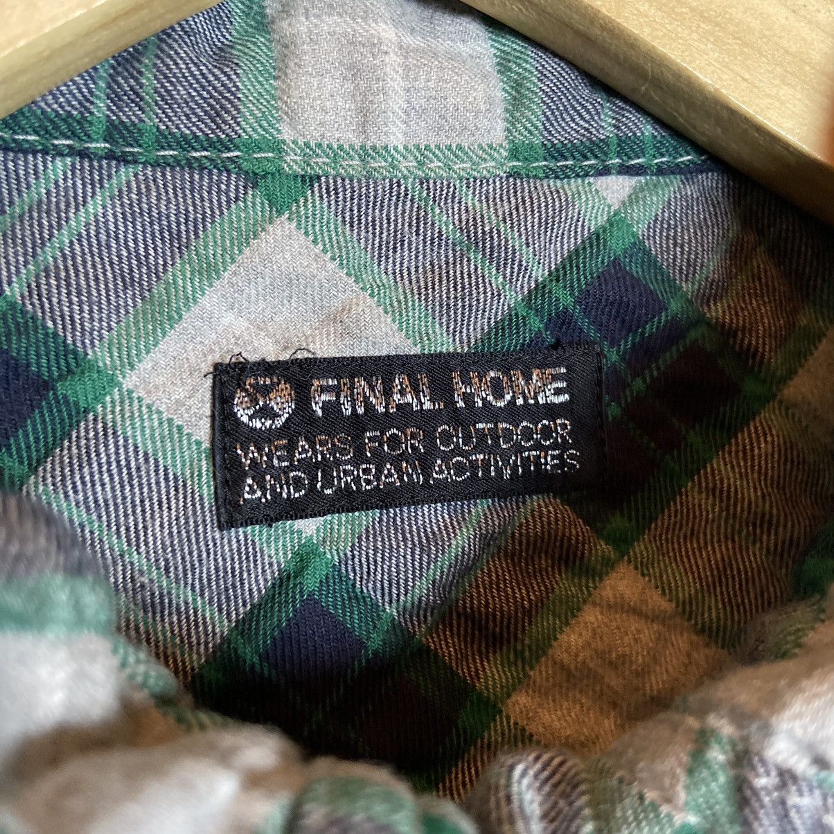 Issey Miyake Final Home Issey Miyake Nova Check Striped Long Sleeve Shirt Size US S / EU 44-46 / 1 - 6 Thumbnail