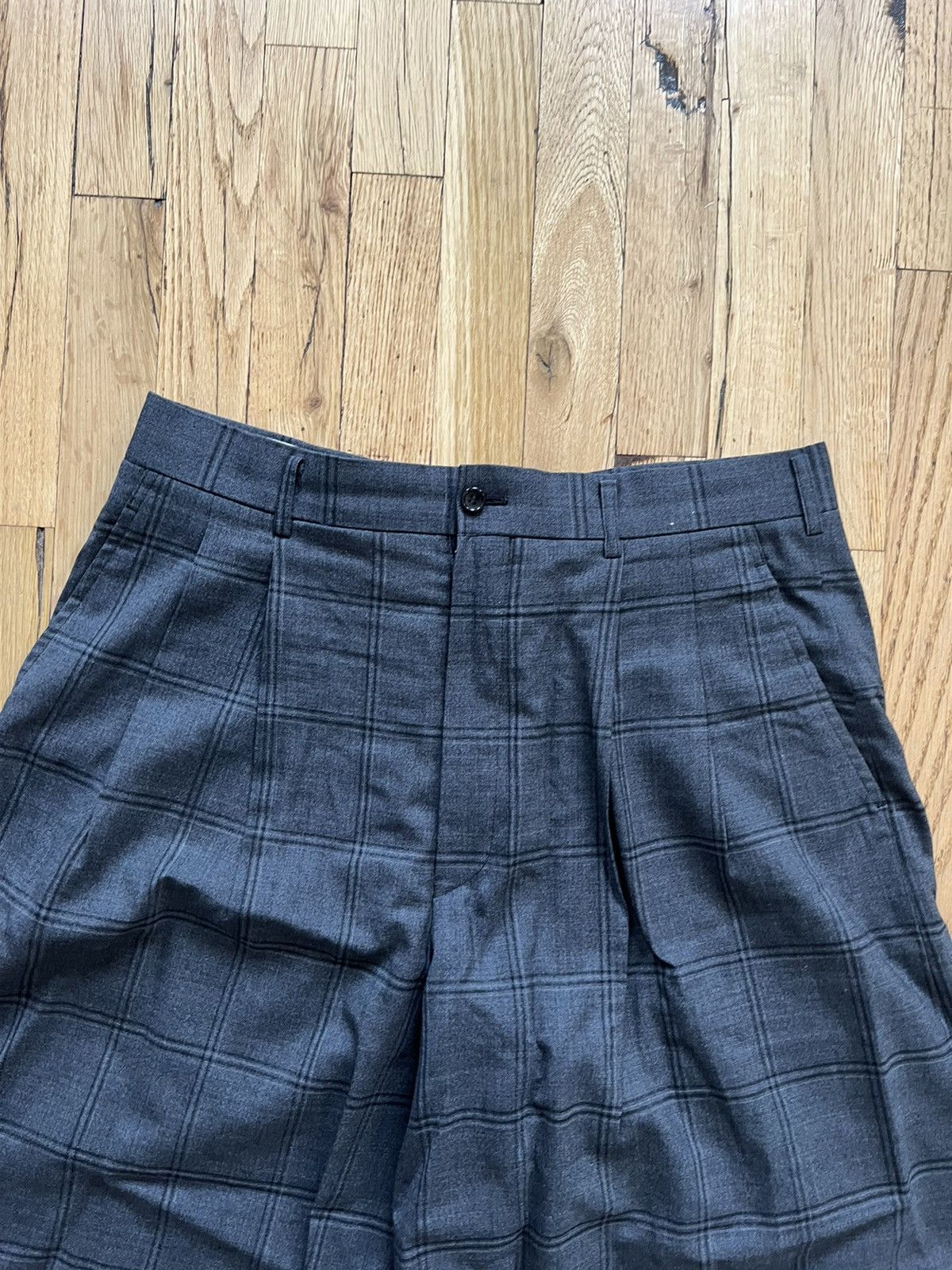 Comme des Garcons AD 2017 Plaid pleat wide shorts Size US 32 / EU 48 - 5 Thumbnail