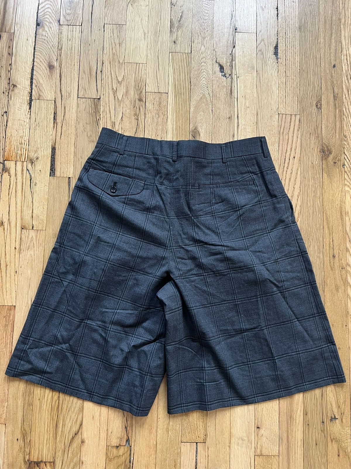 Comme des Garcons AD 2017 Plaid pleat wide shorts Size US 32 / EU 48 - 6 Thumbnail