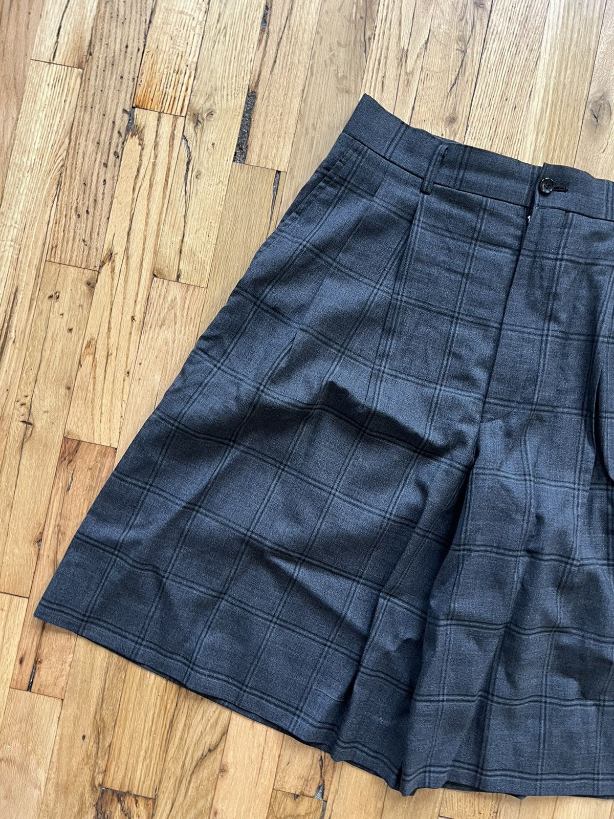 Comme des Garcons AD 2017 Plaid pleat wide shorts Size US 32 / EU 48 - 3 Thumbnail
