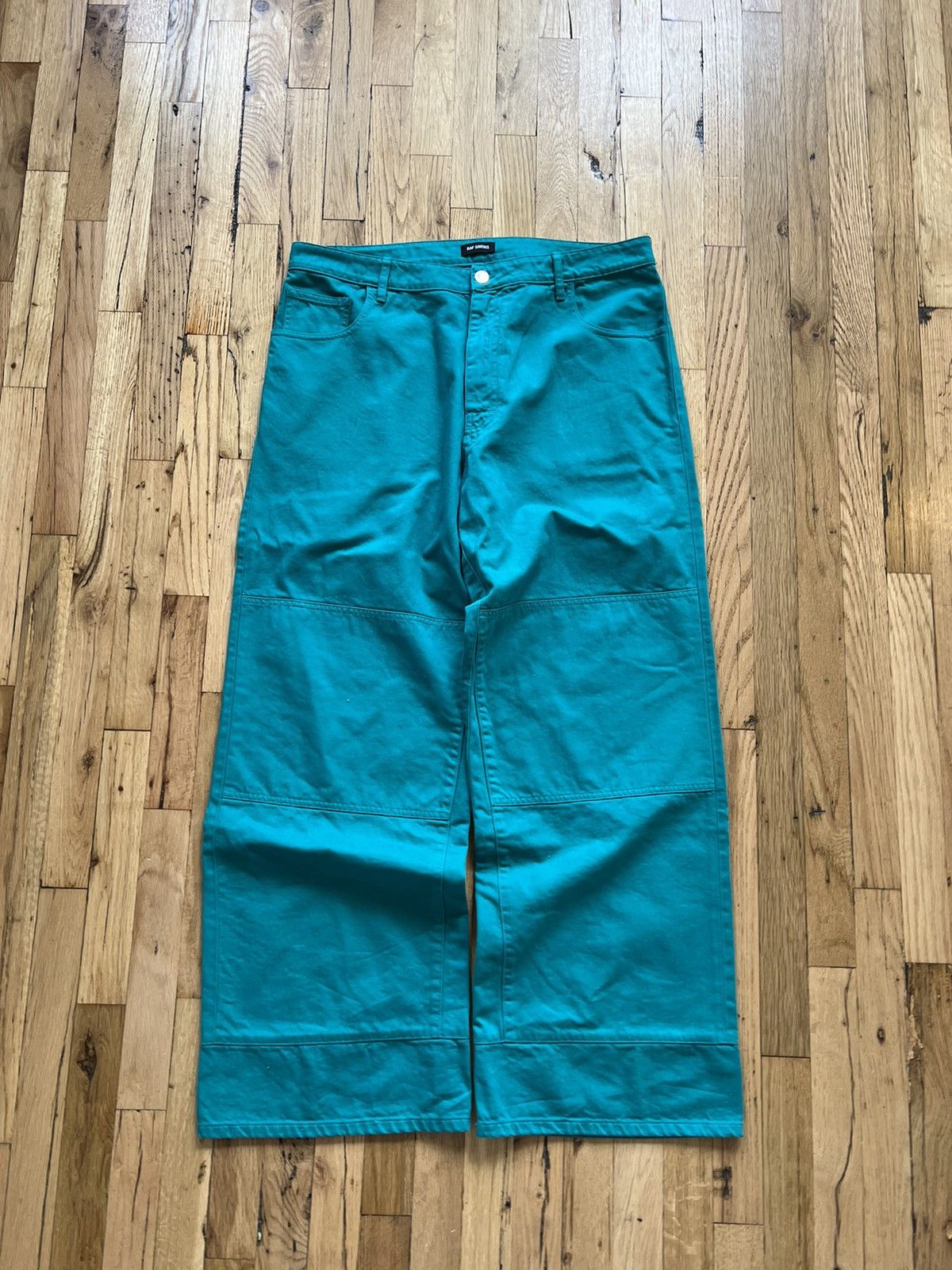 Raf Simons Double knee work wide pants Size US 34 / EU 50 - 1 Thumbnail