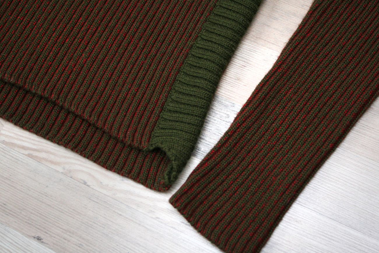DAVID NAMAN David Mayer Naman Vintage Ribbed Military 1/4 Zip Sweater M Size US M / EU 48-50 / 2 - 3 Thumbnail
