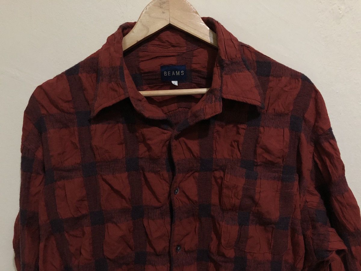 Beams Plus BEAMS JAPAN WRINKLES DESIGN SHIRT Size US L / EU 52-54 / 3 - 3 Thumbnail