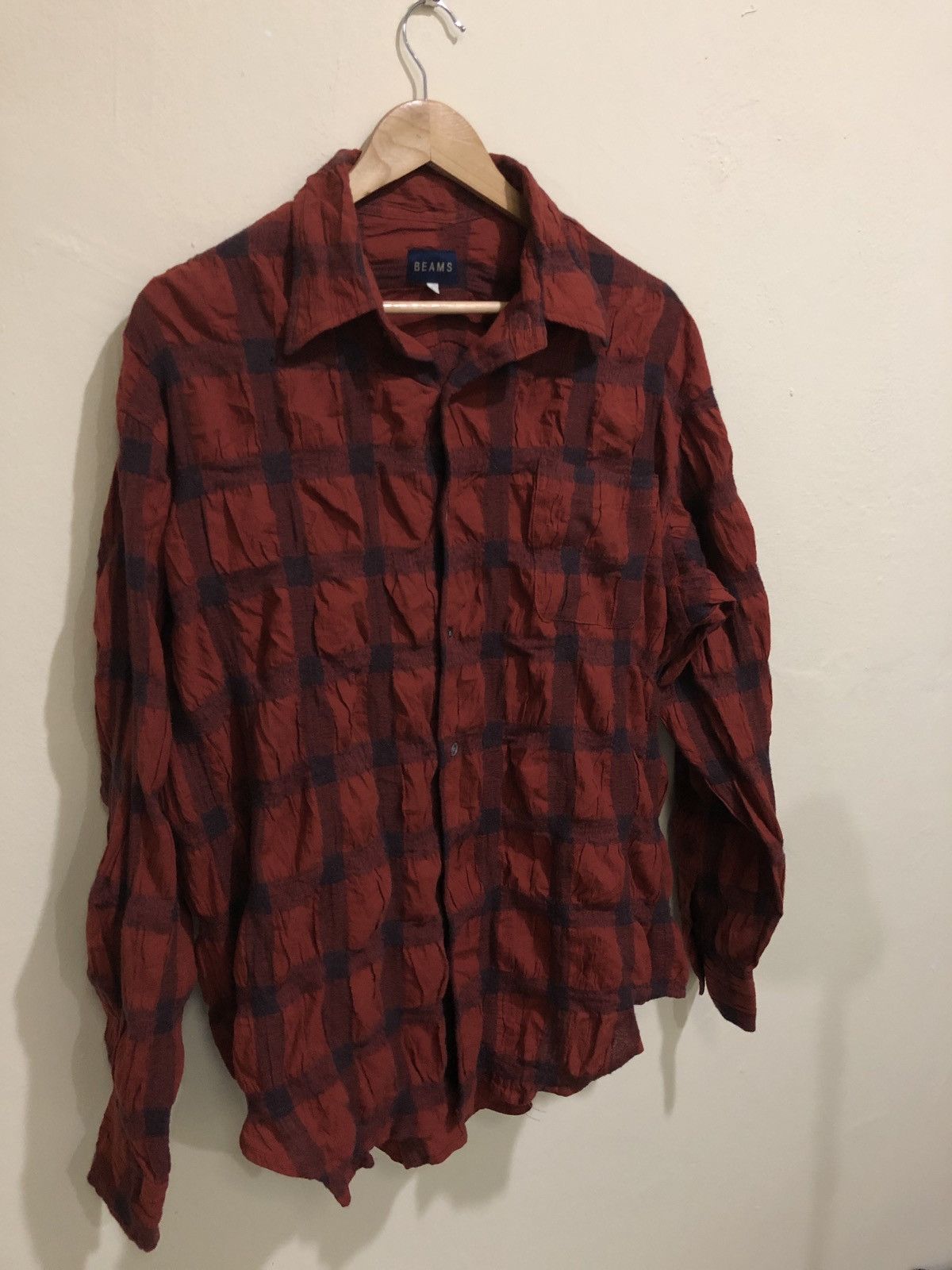 Beams Plus BEAMS JAPAN WRINKLES DESIGN SHIRT Size US L / EU 52-54 / 3 - 2 Thumbnail