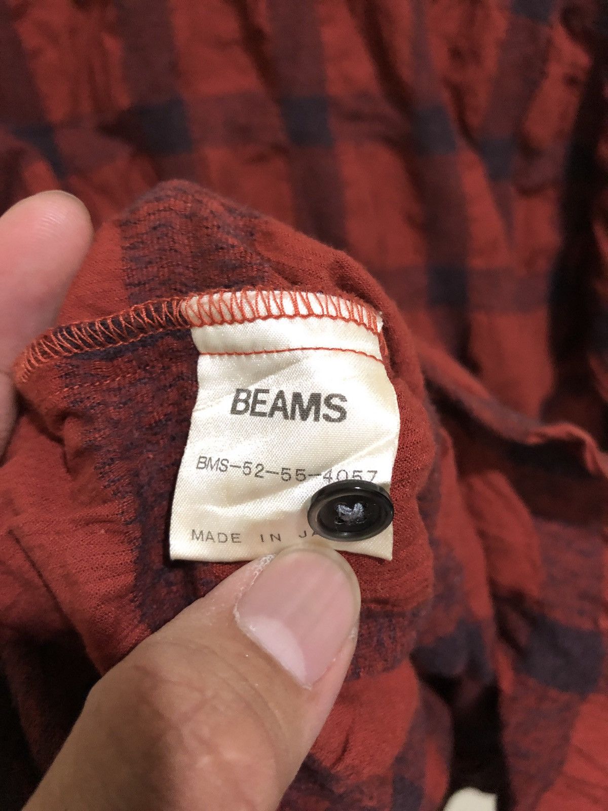 Beams Plus BEAMS JAPAN WRINKLES DESIGN SHIRT Size US L / EU 52-54 / 3 - 6 Thumbnail