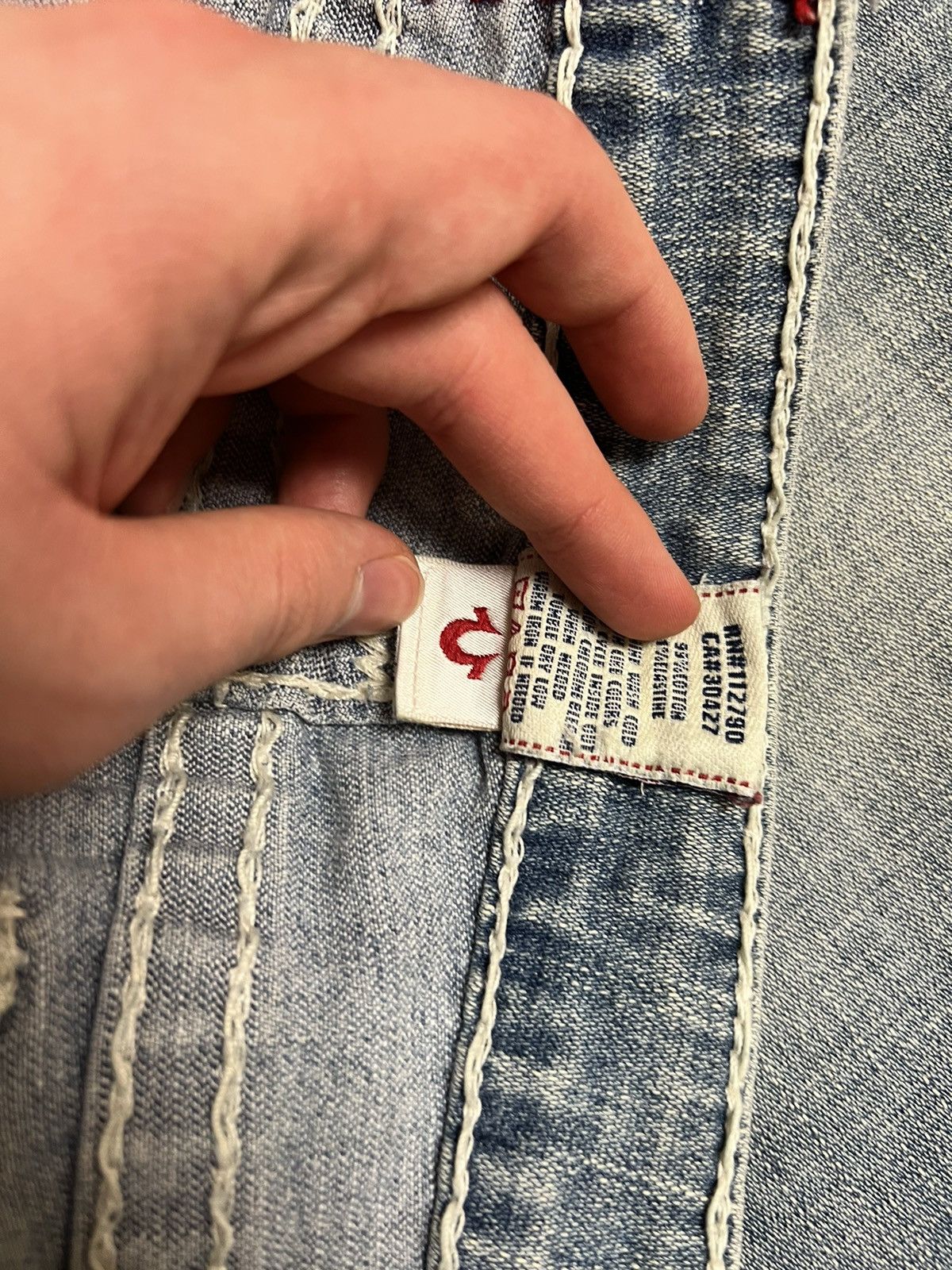 True Religion Rare True Religion Johny Straight Blue Jeans Men Size: 31 Size US 31 - 8 Thumbnail