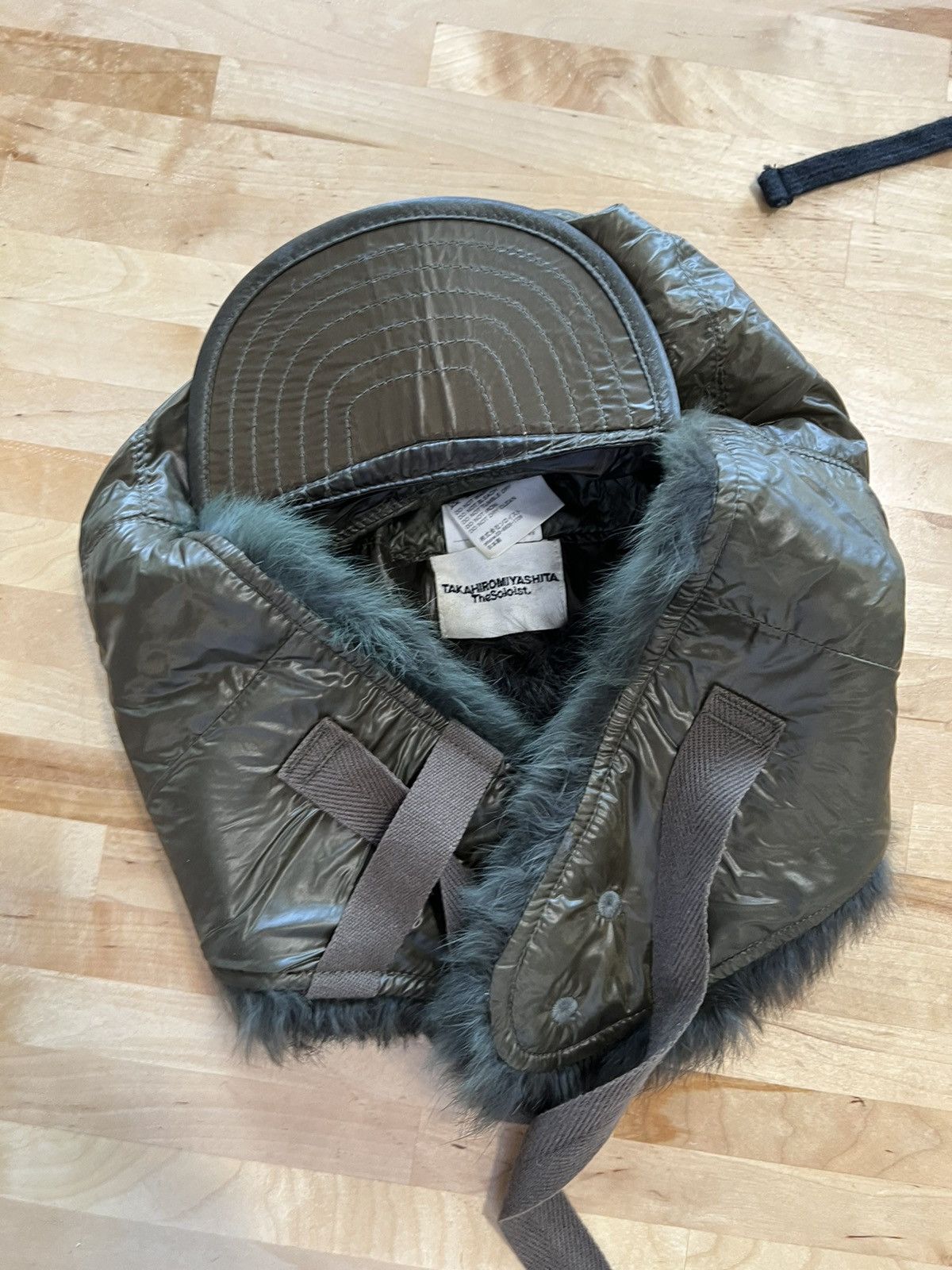 うさぎ　TAKAHIROMIYASHITA Takahiromiyashita The Soloist. Ear flap brim fur hat | Grailed