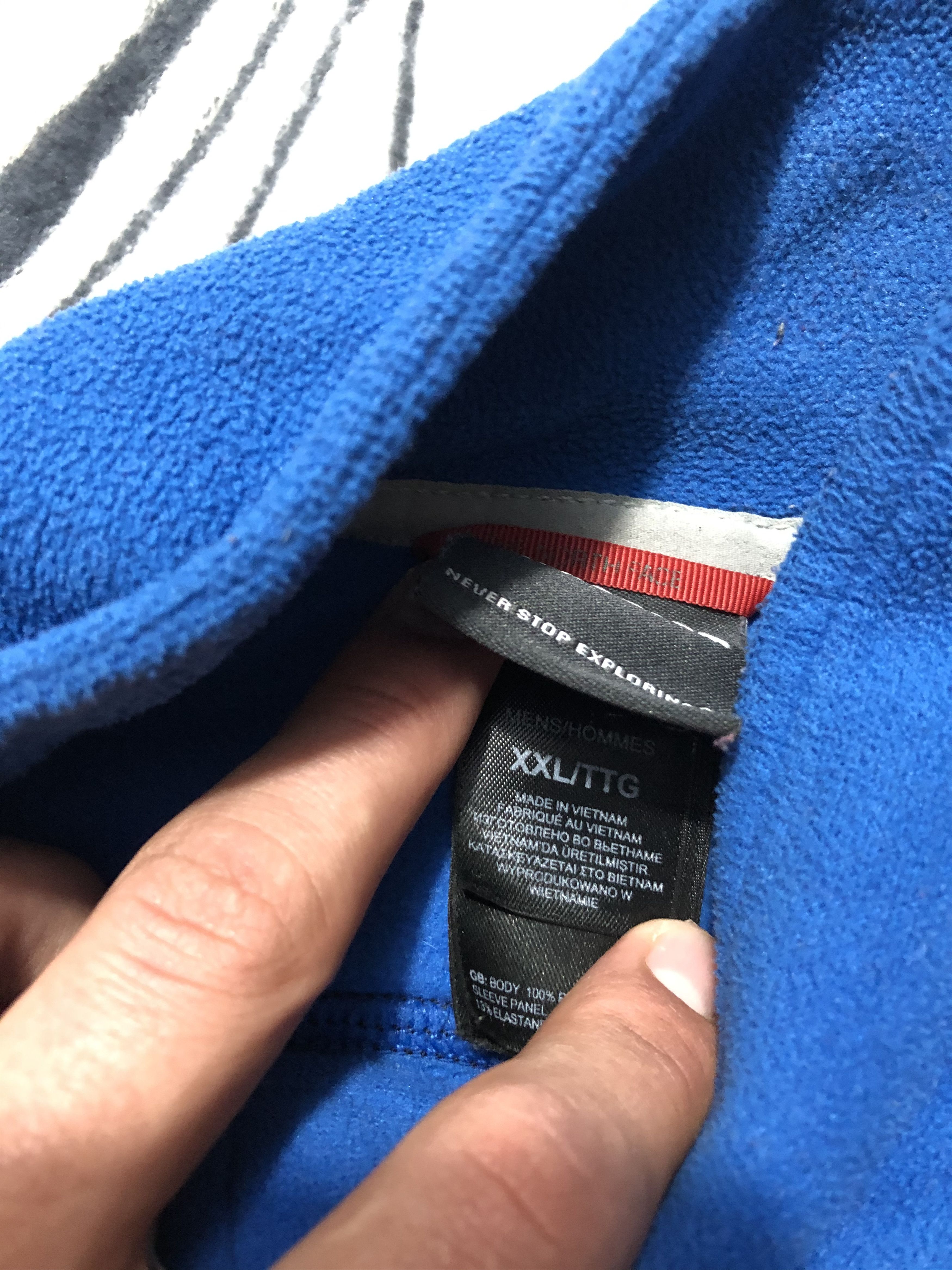 The North Face The North Face Mens 1\4 Zip Fleece Jacket Size US XXL / EU 58 / 5 - 4 Thumbnail