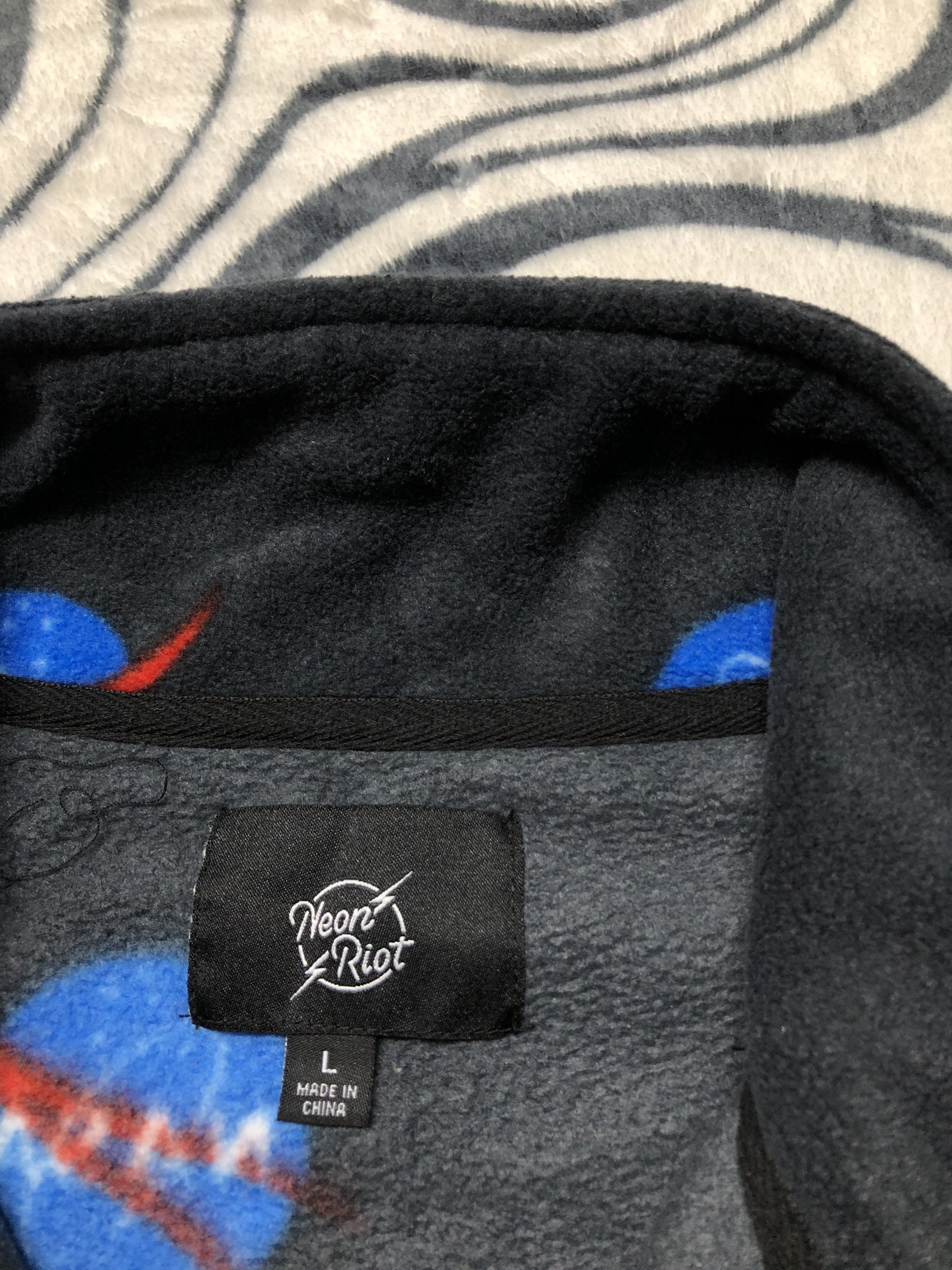 NASA Nasa Vintage Mens 1\4 Zip Hoodie Size US L / EU 52-54 / 3 - 5 Thumbnail
