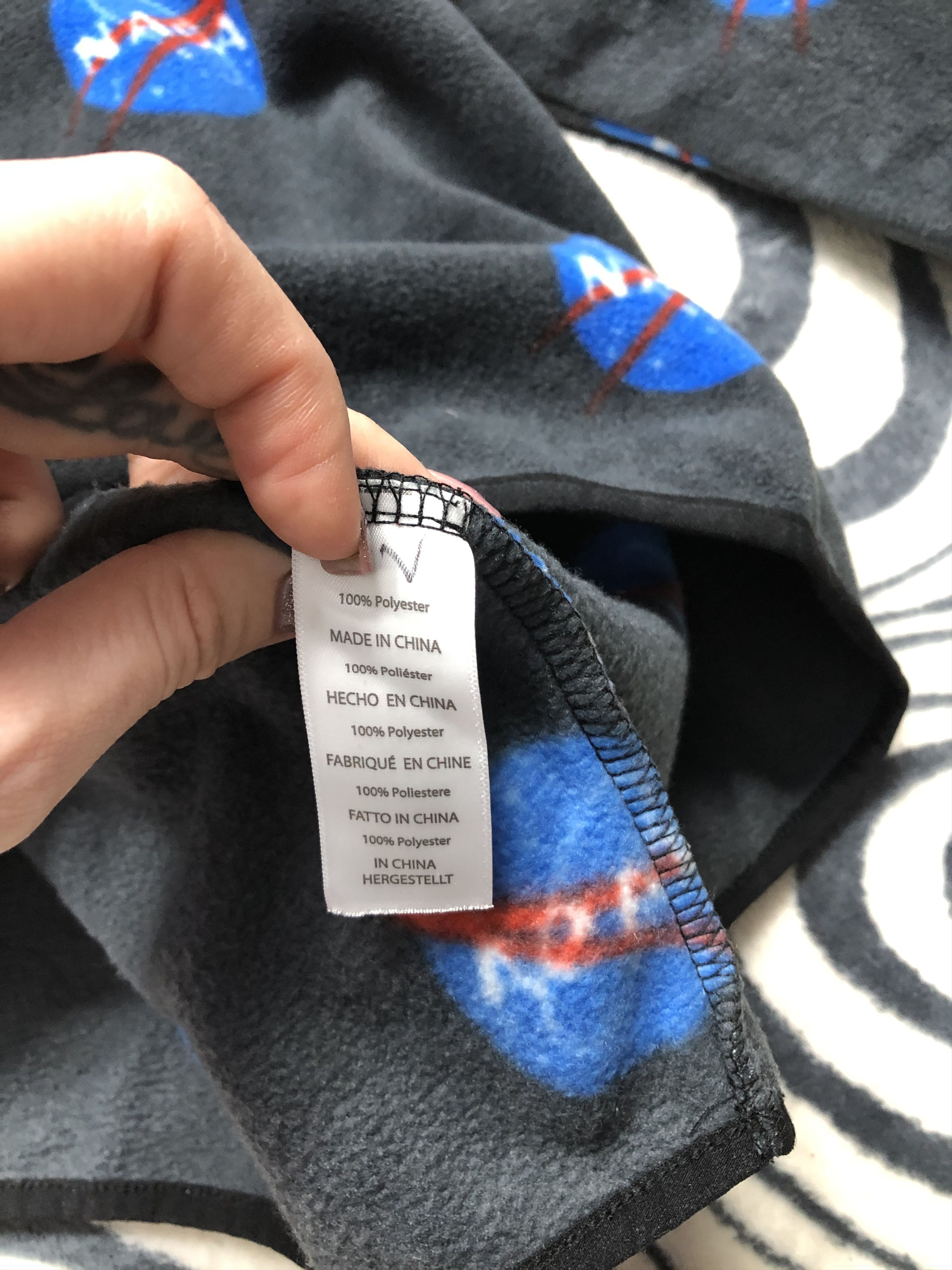 NASA Nasa Vintage Mens 1\4 Zip Hoodie Size US L / EU 52-54 / 3 - 6 Thumbnail