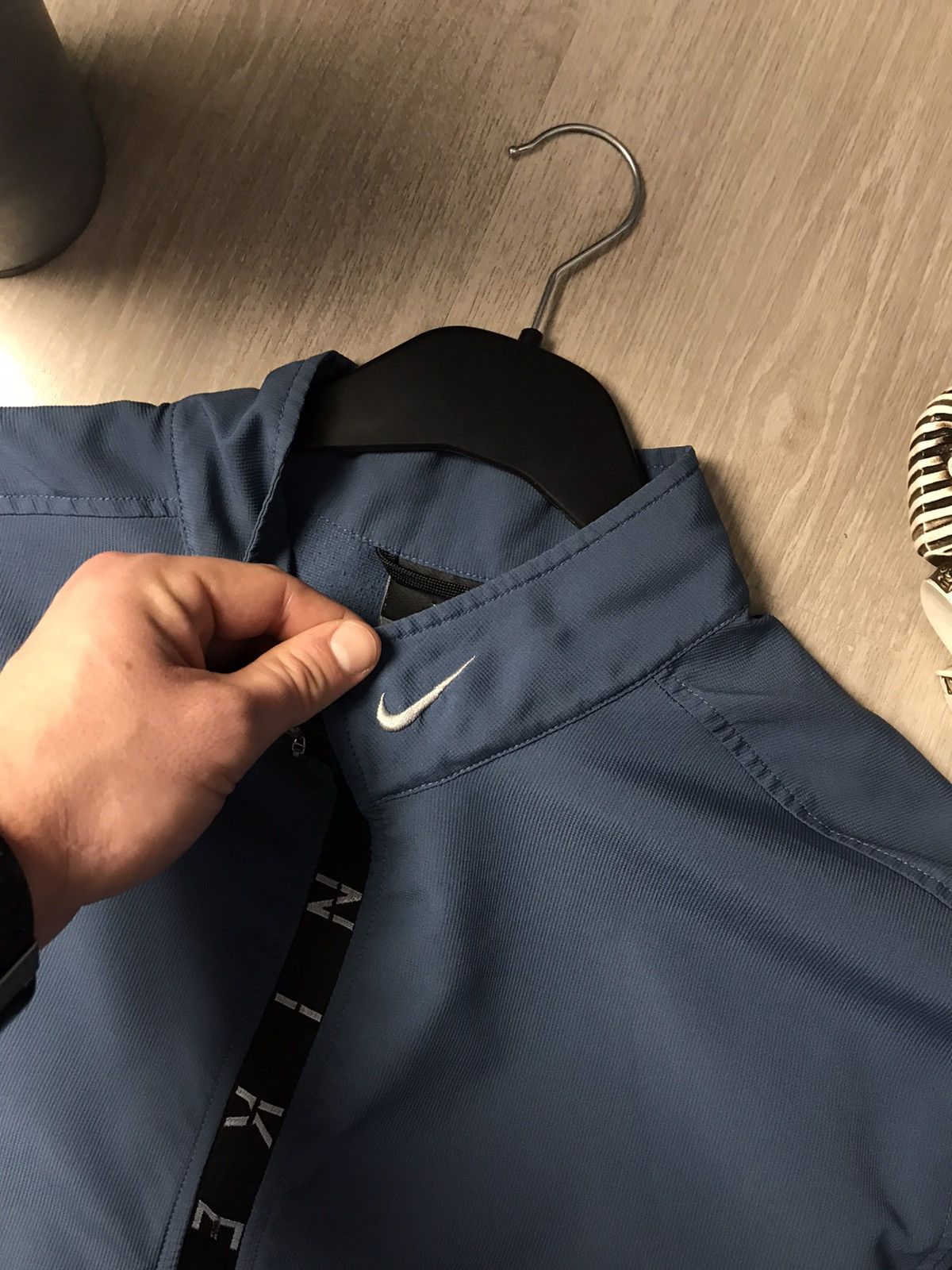 Nike × Vintage Nike Y2K Vintage Nylon Drill 1/3 zip Light jacket-transform Size US L / EU 52-54 / 3 - 3 Thumbnail