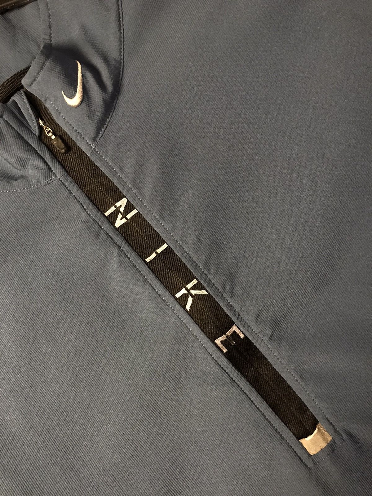 Nike × Vintage Nike Y2K Vintage Nylon Drill 1/3 zip Light jacket-transform Size US L / EU 52-54 / 3 - 7 Thumbnail