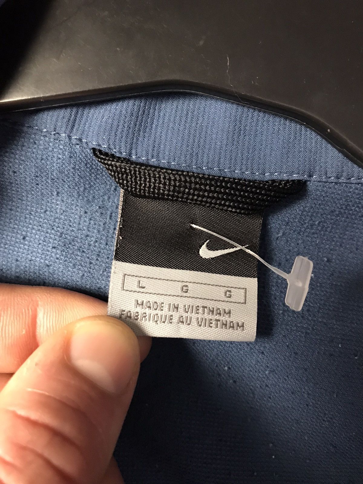 Nike × Vintage Nike Y2K Vintage Nylon Drill 1/3 zip Light jacket-transform Size US L / EU 52-54 / 3 - 8 Thumbnail