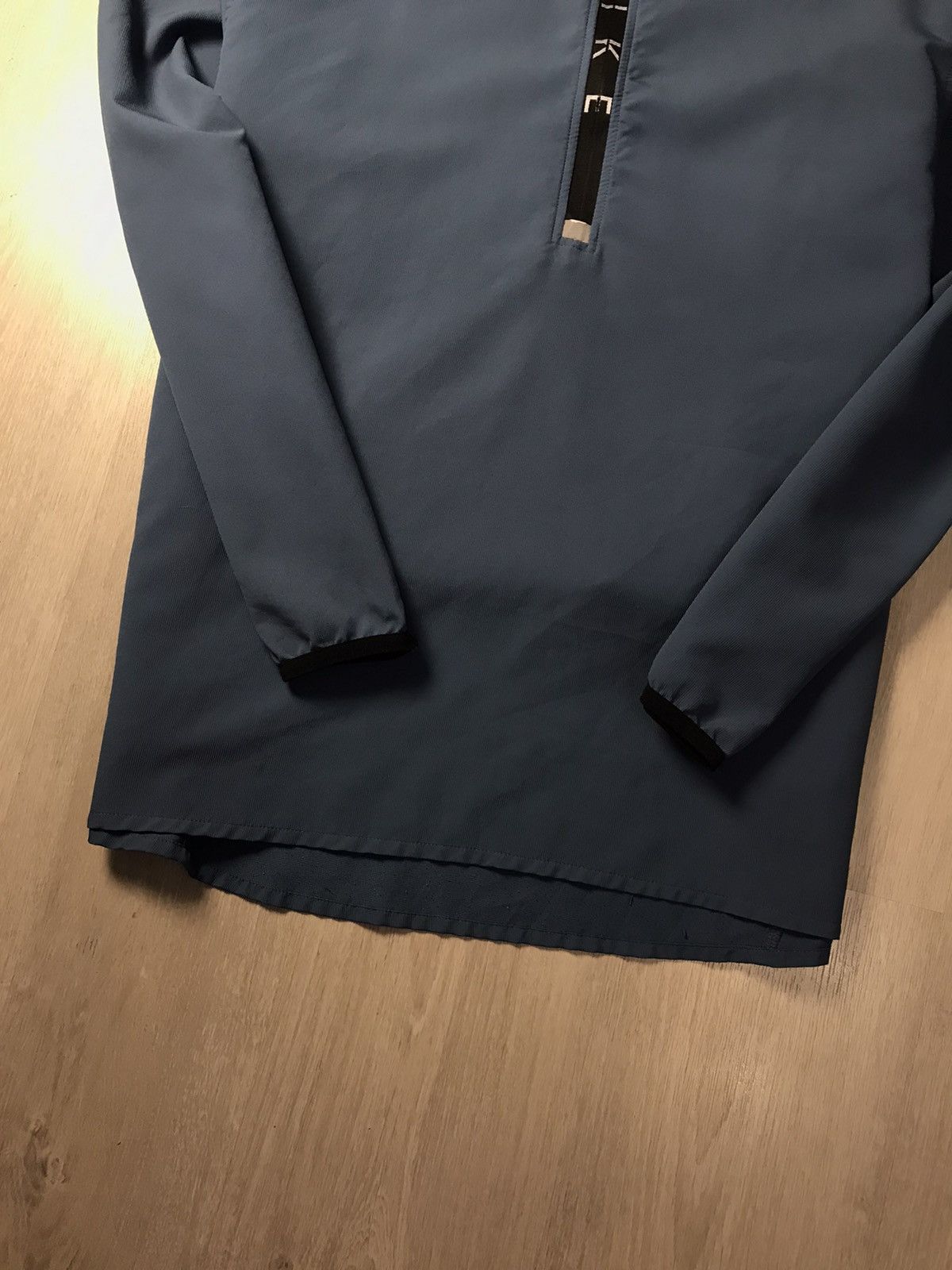 Nike × Vintage Nike Y2K Vintage Nylon Drill 1/3 zip Light jacket-transform Size US L / EU 52-54 / 3 - 5 Thumbnail