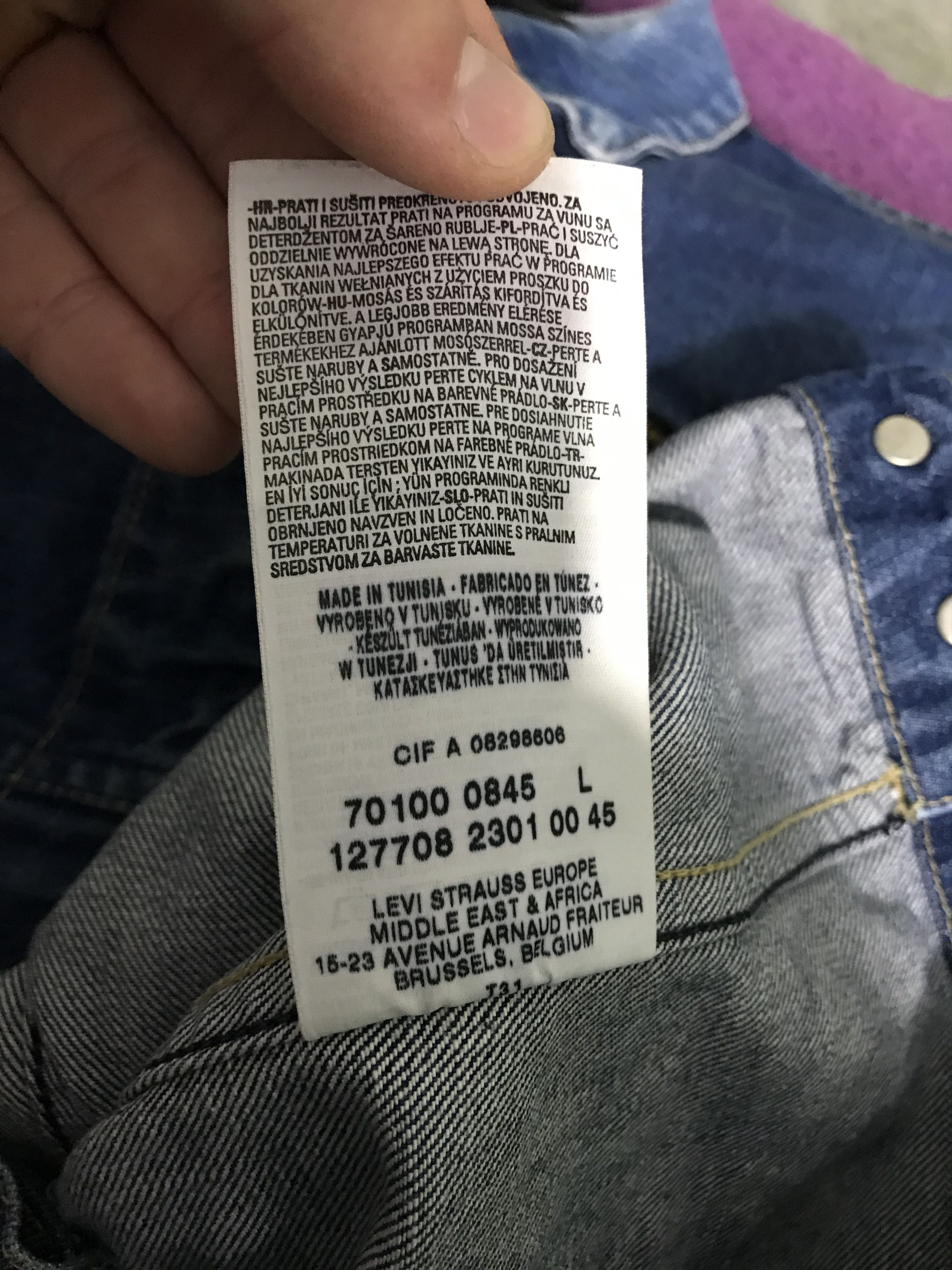 Levi's Levi's Vintage Mens Denim Jacket Engineered Jeans Size US L / EU 52-54 / 3 - 6 Thumbnail