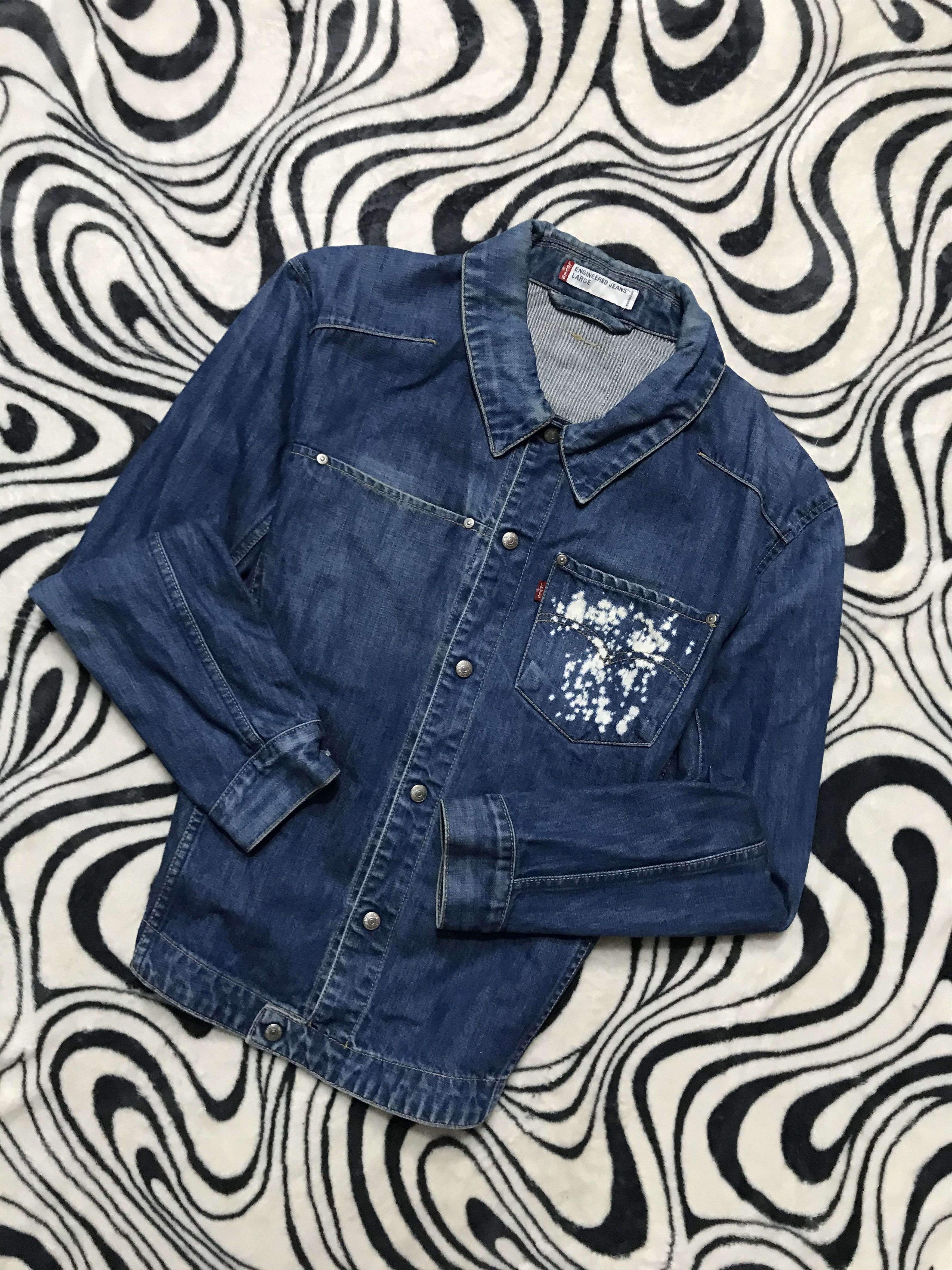Levi's Levi's Vintage Mens Denim Jacket Engineered Jeans Size US L / EU 52-54 / 3 - 1 Thumbnail