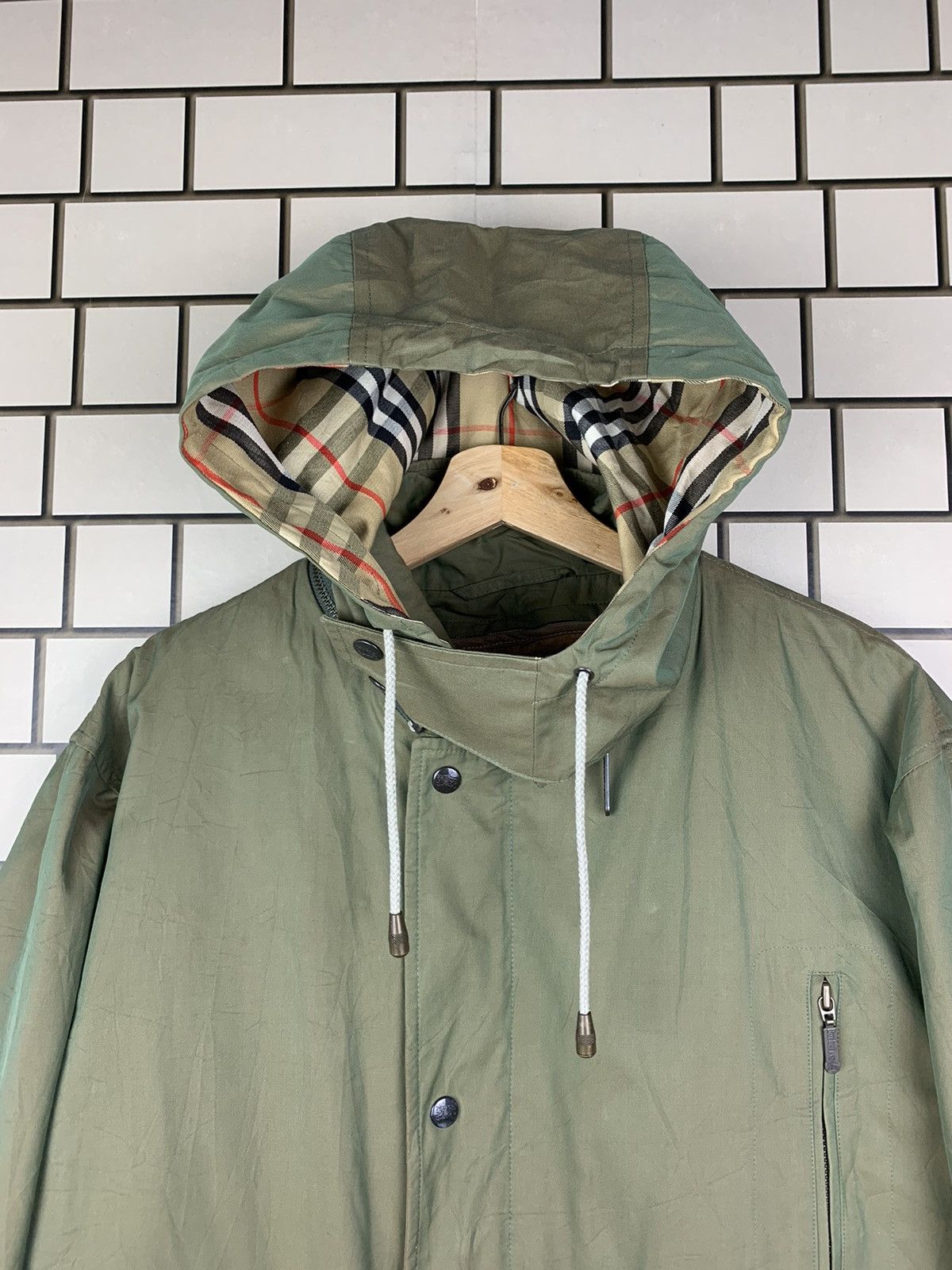Burberry Prorsum Vintage Burberrys London Nova Check Hoodie Jacket Size US M / EU 48-50 / 2 - 11 Thumbnail