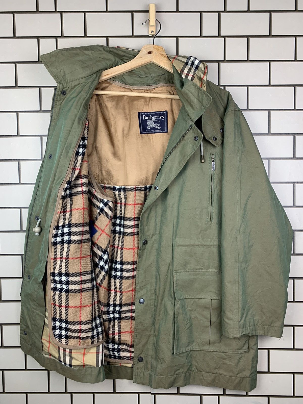 Burberry Prorsum Vintage Burberrys London Nova Check Hoodie Jacket Size US M / EU 48-50 / 2 - 1 Thumbnail