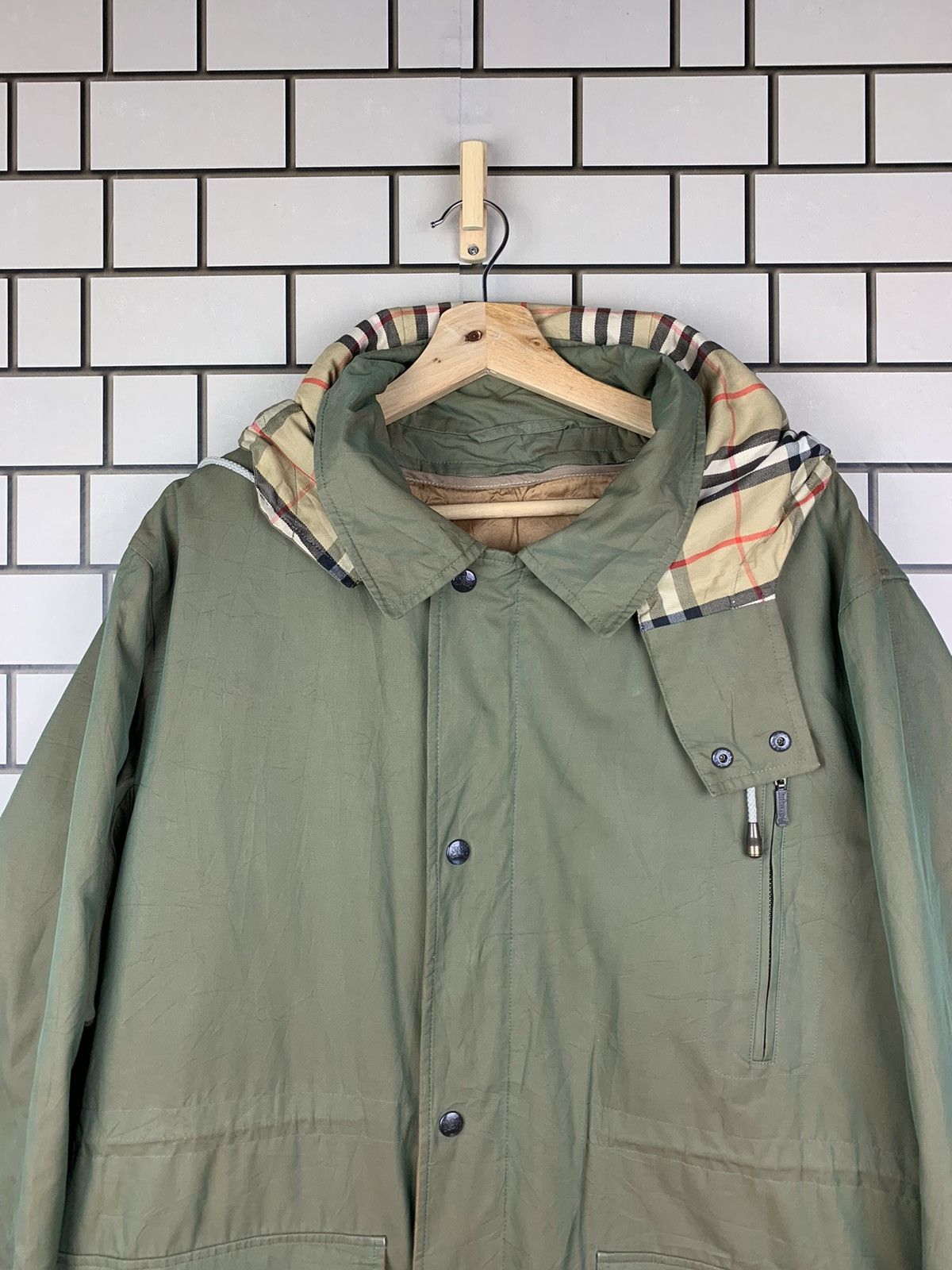 Burberry Prorsum Vintage Burberrys London Nova Check Hoodie Jacket Size US M / EU 48-50 / 2 - 4 Thumbnail
