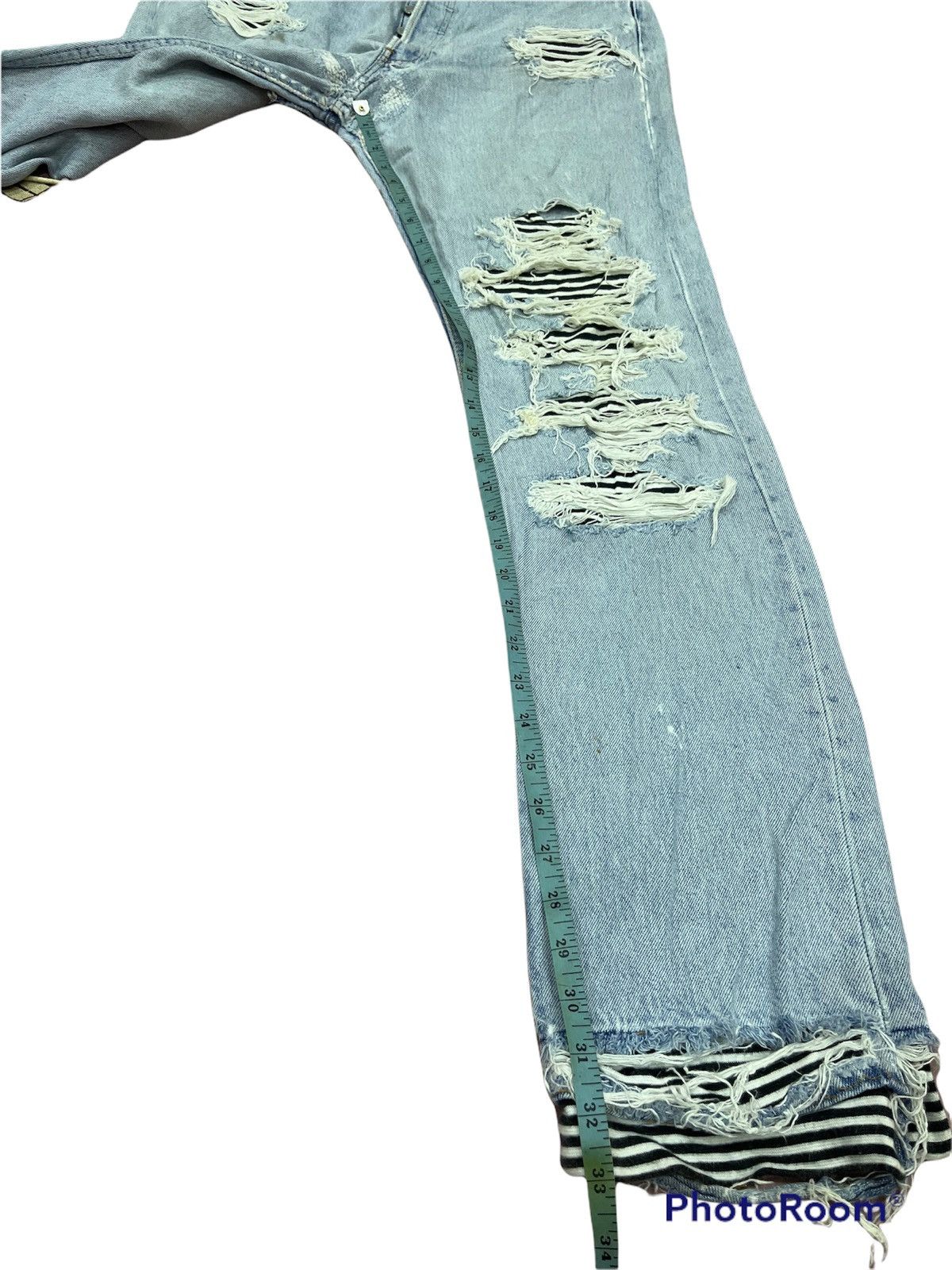 Levi's (A101). VINTAGE LEVIS 501 DENIM CUSTOM Size US 32 / EU 48 - 16 Thumbnail
