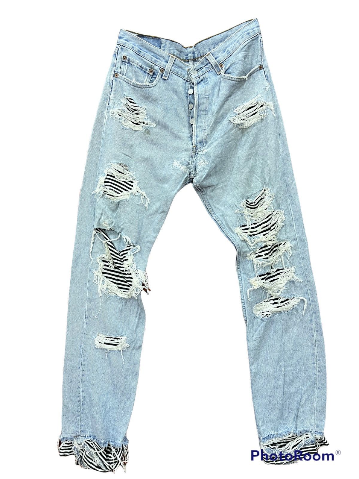 Levi's (A101). VINTAGE LEVIS 501 DENIM CUSTOM Size US 32 / EU 48 - 1 Thumbnail