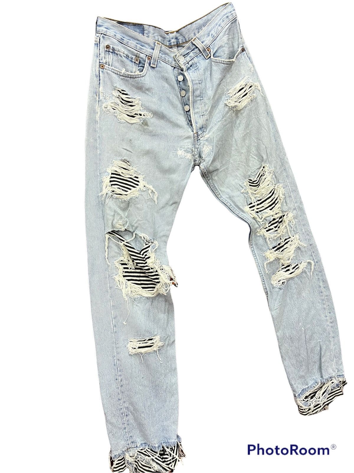 Levi's (A101). VINTAGE LEVIS 501 DENIM CUSTOM Size US 32 / EU 48 - 3 Thumbnail