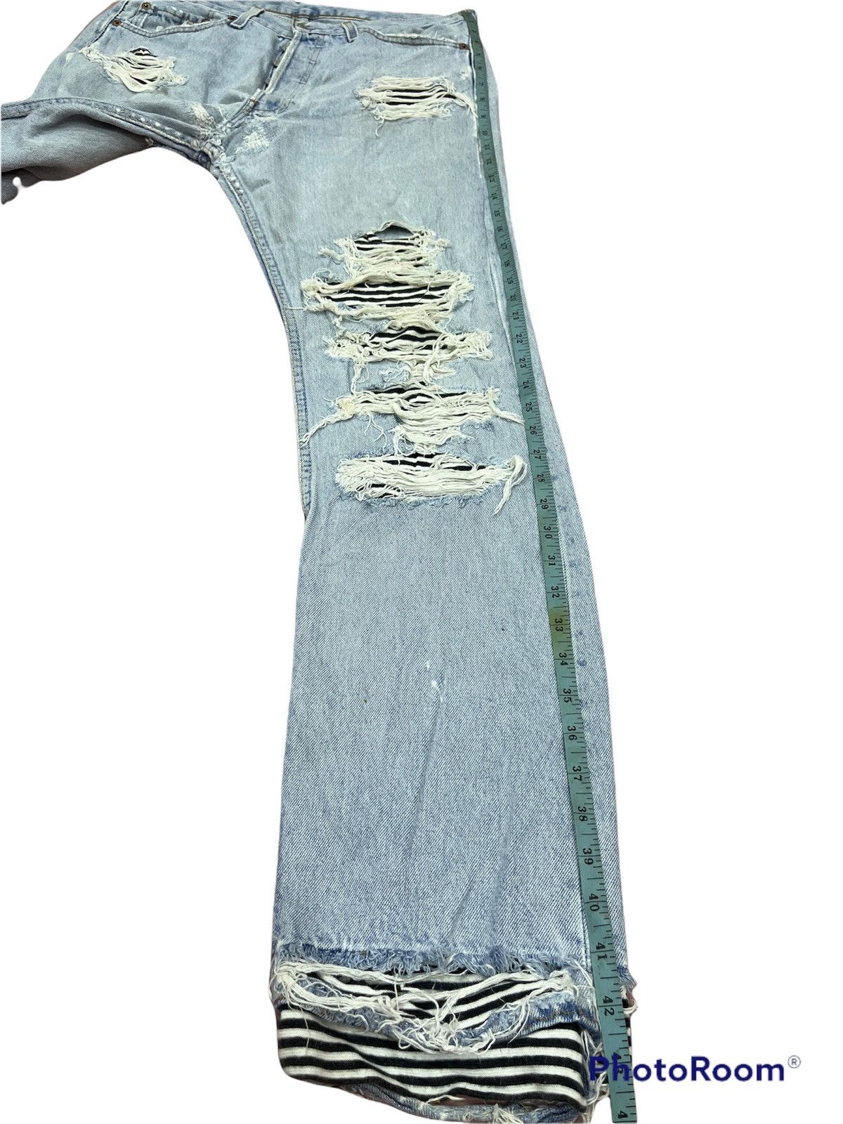 Levi's (A101). VINTAGE LEVIS 501 DENIM CUSTOM Size US 32 / EU 48 - 17 Thumbnail