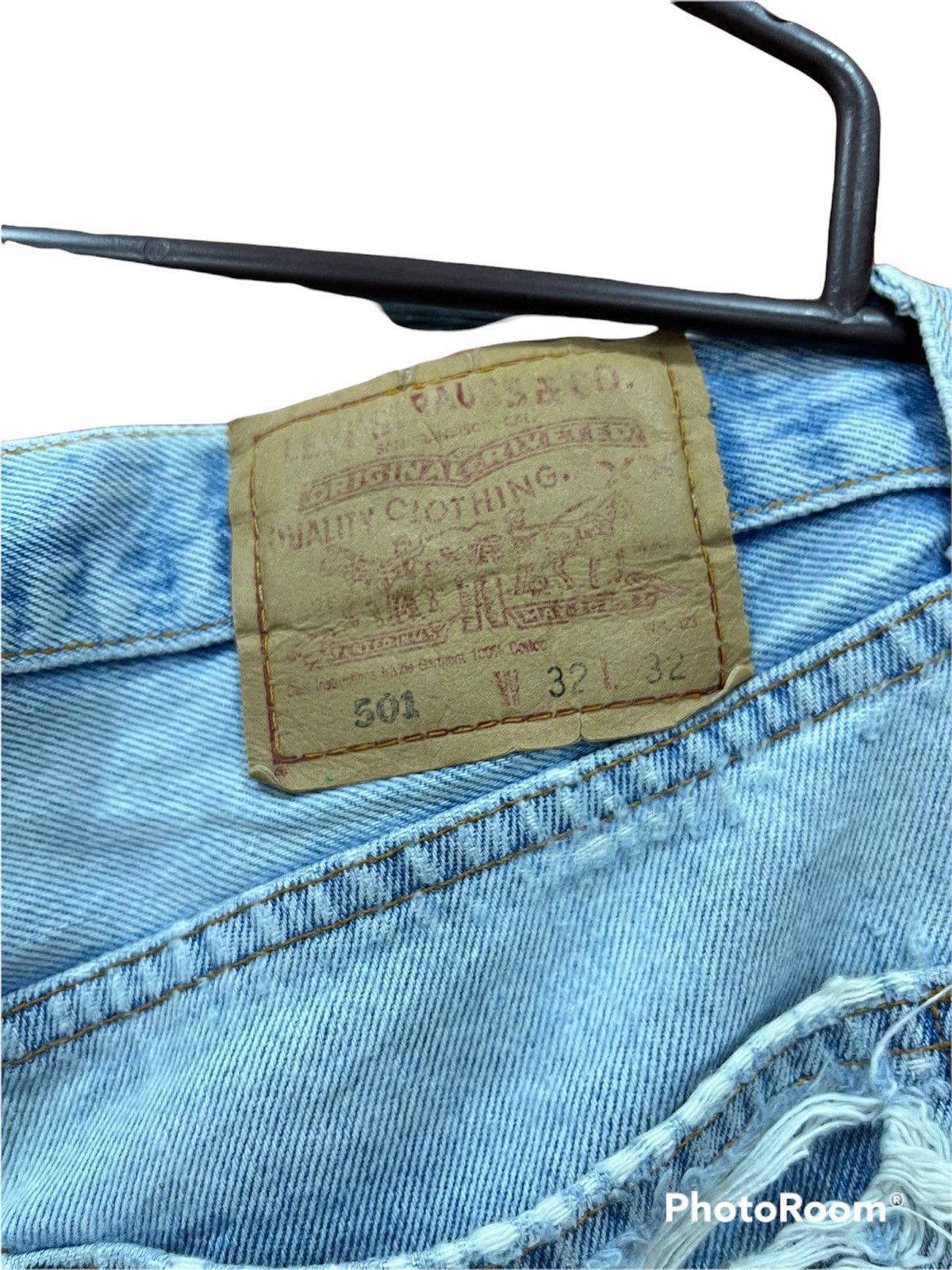 Levi's (A101). VINTAGE LEVIS 501 DENIM CUSTOM Size US 32 / EU 48 - 8 Thumbnail