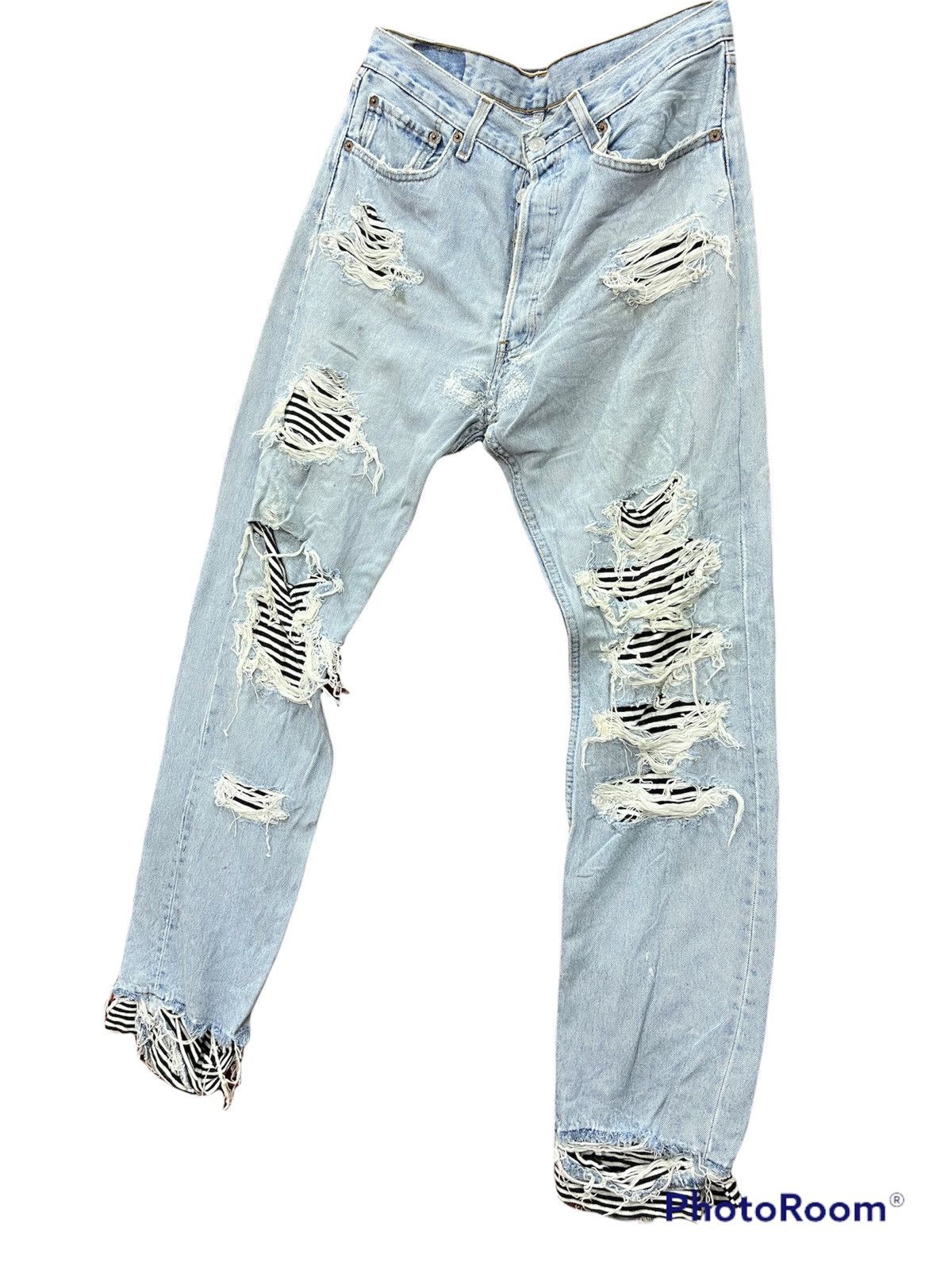 Levi's (A101). VINTAGE LEVIS 501 DENIM CUSTOM Size US 32 / EU 48 - 2 Thumbnail