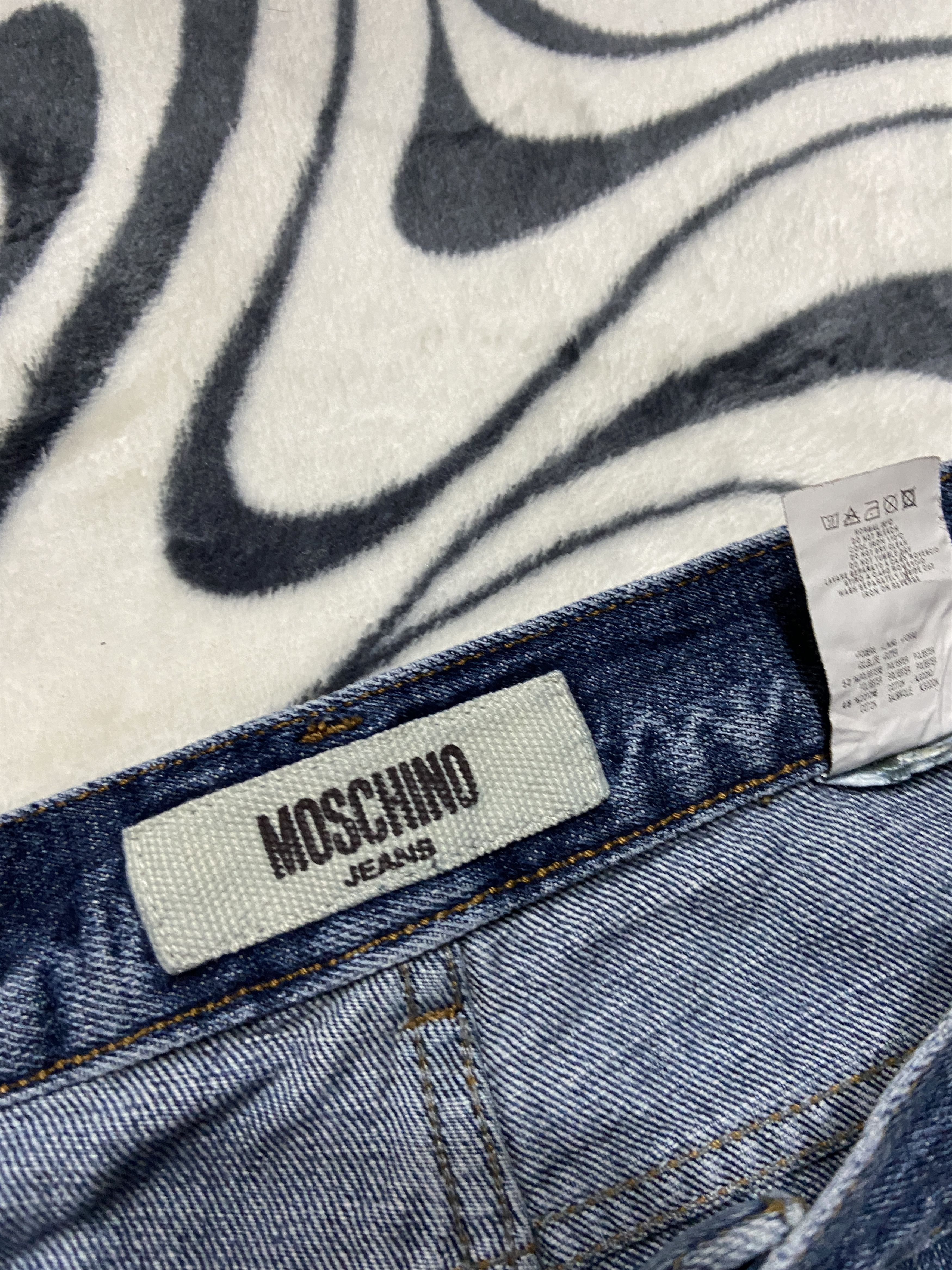 Moschino Moschino Jeans Distressed Denim Pants Size US 38 / EU 54 - 7 Thumbnail