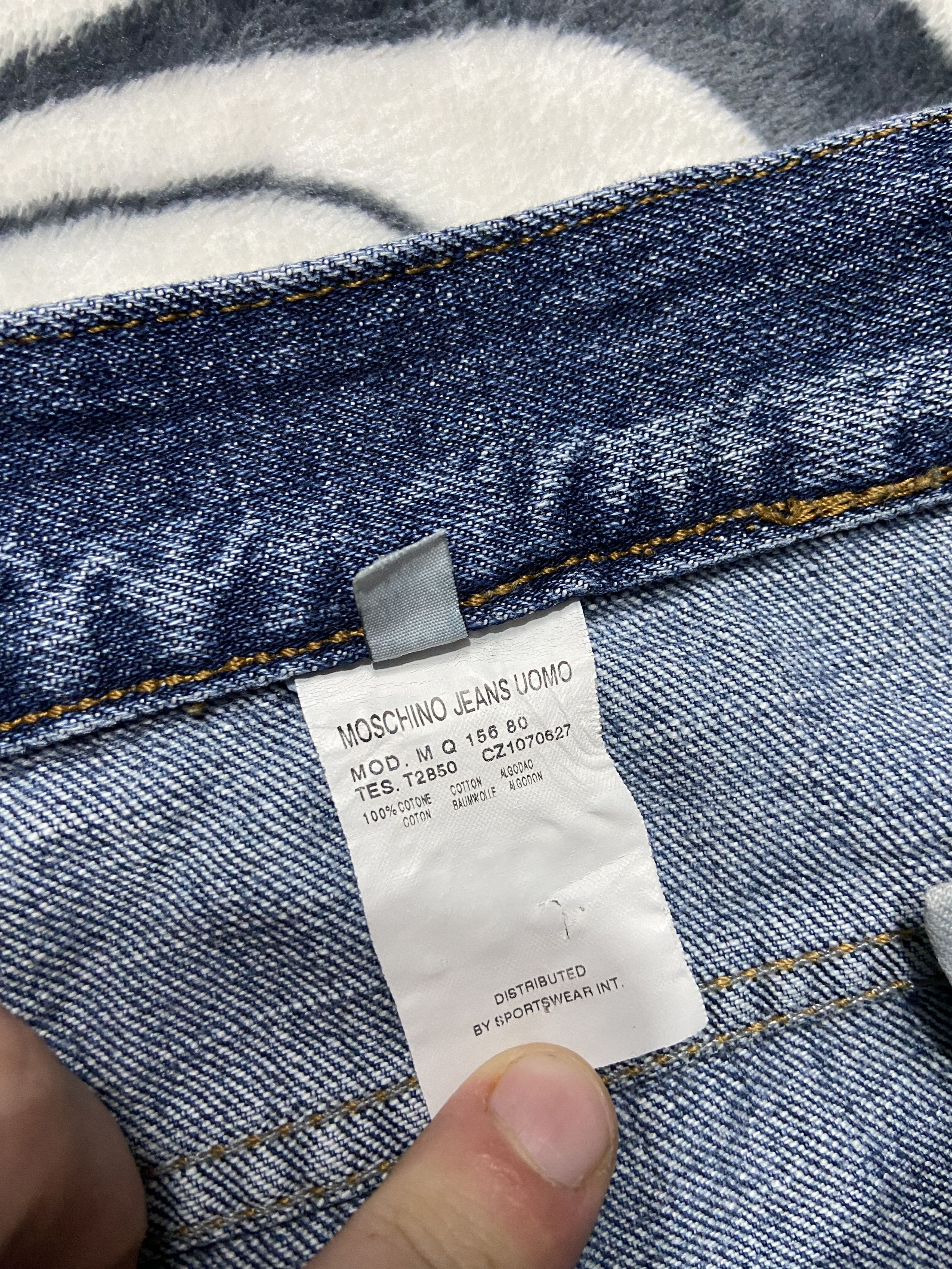Moschino Moschino Jeans Distressed Denim Pants Size US 38 / EU 54 - 8 Thumbnail