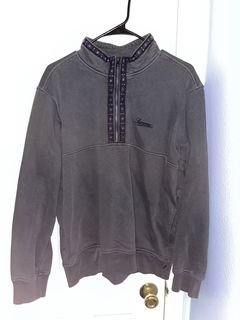 Supreme overdyed cheap half zip sweatshirt