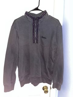Supreme Overdyed Half Zip Sweatshirt | Grailed