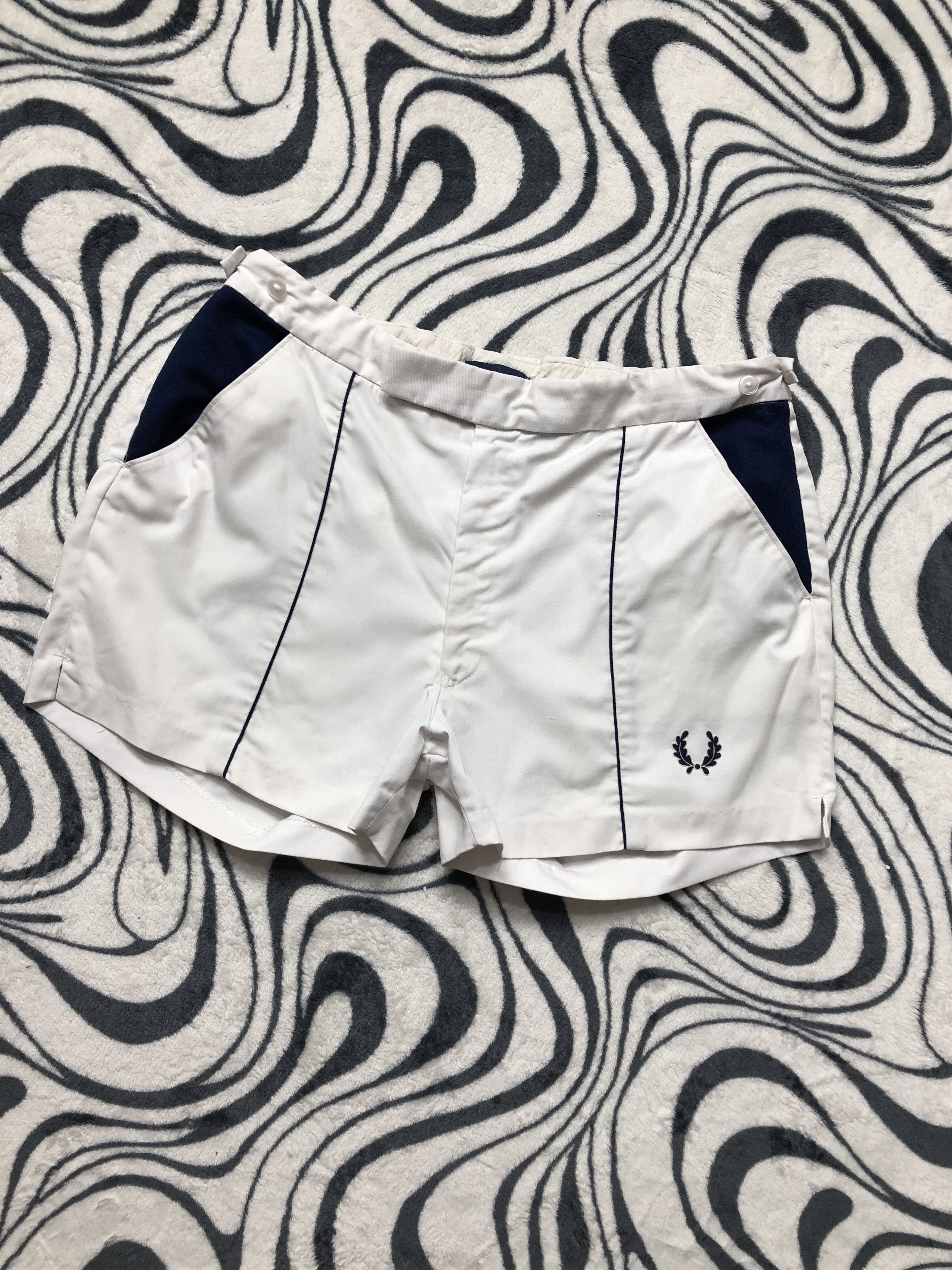 Fred Perry × Vintage Fred Perry Vintage Mens Tennis Shorts Size US 36 / EU 52 - 1 Thumbnail