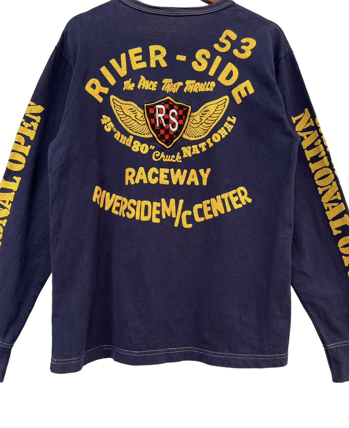 Japanese Brand Riverside Mc Center Long Sleeve Size US M / EU 48-50 / 2 - 6 Thumbnail