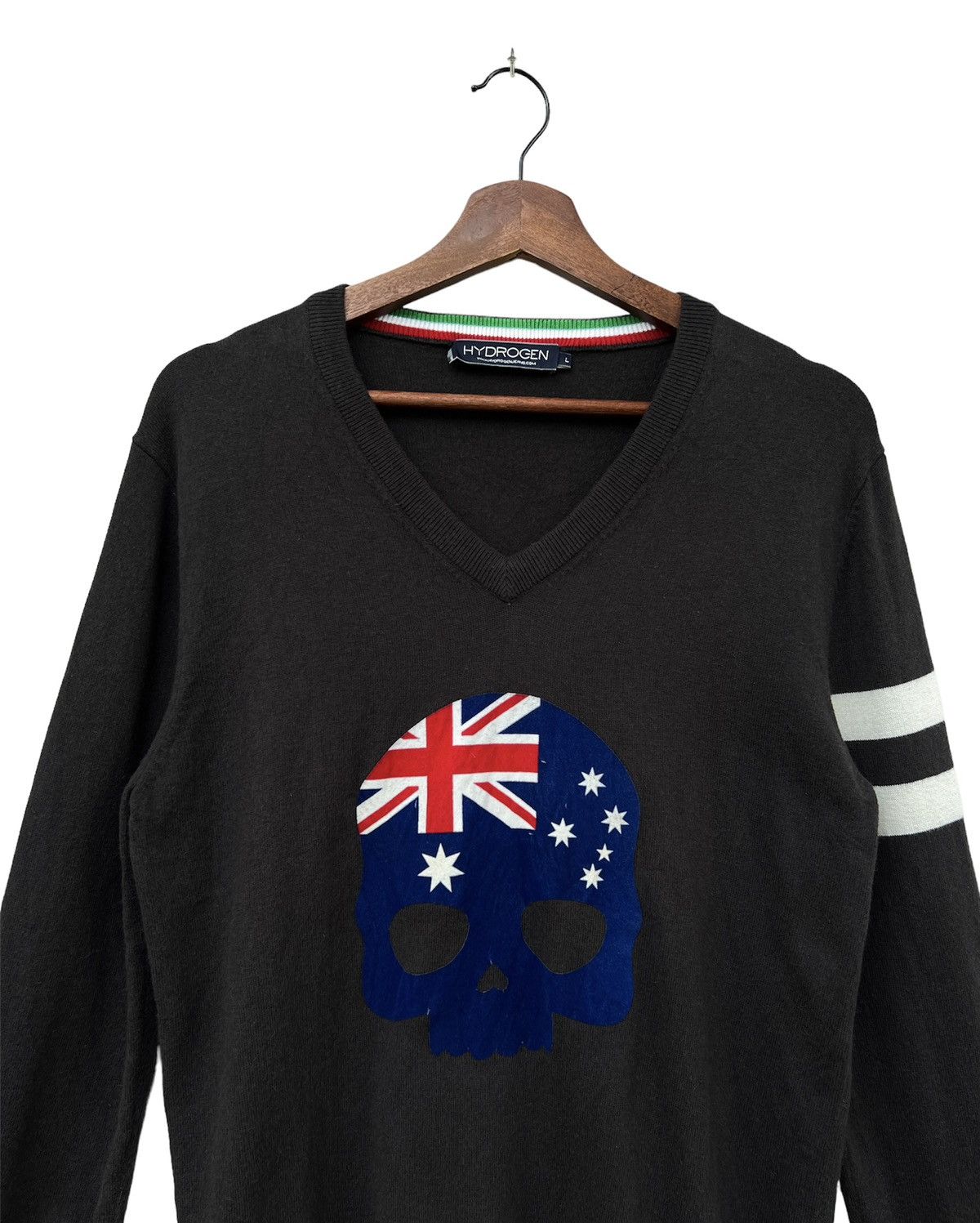 HYDROGEN × Japanese Brand Sweatshirt Hydrogen Skull Britain Size US S / EU 44-46 / 1 - 2 Thumbnail