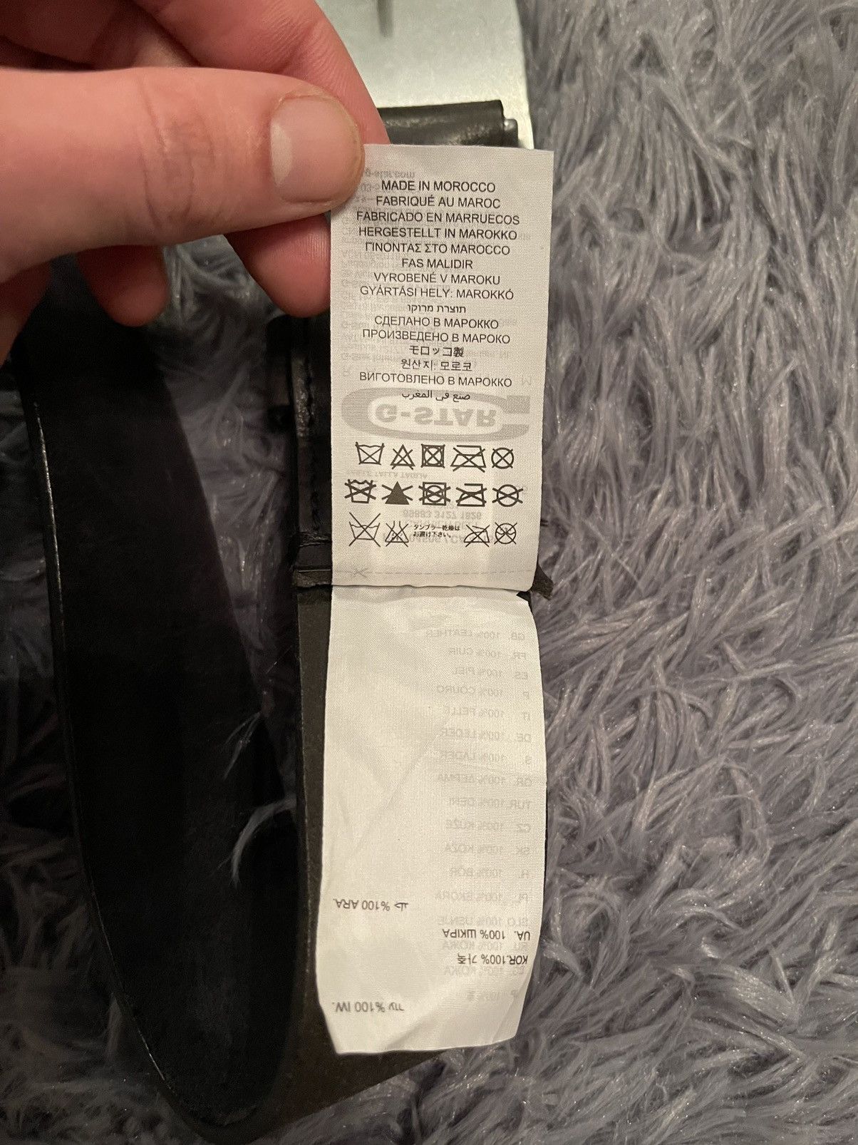 G-Star G Star Raw Y2K logo leather belt 100cm Size 32 - 6 Thumbnail