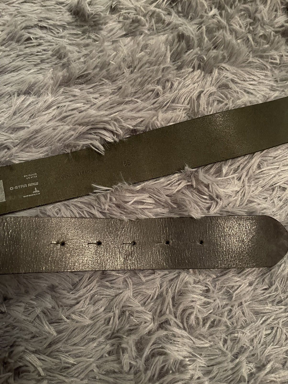 G-Star G Star Raw Y2K logo leather belt 100cm Size 32 - 9 Thumbnail
