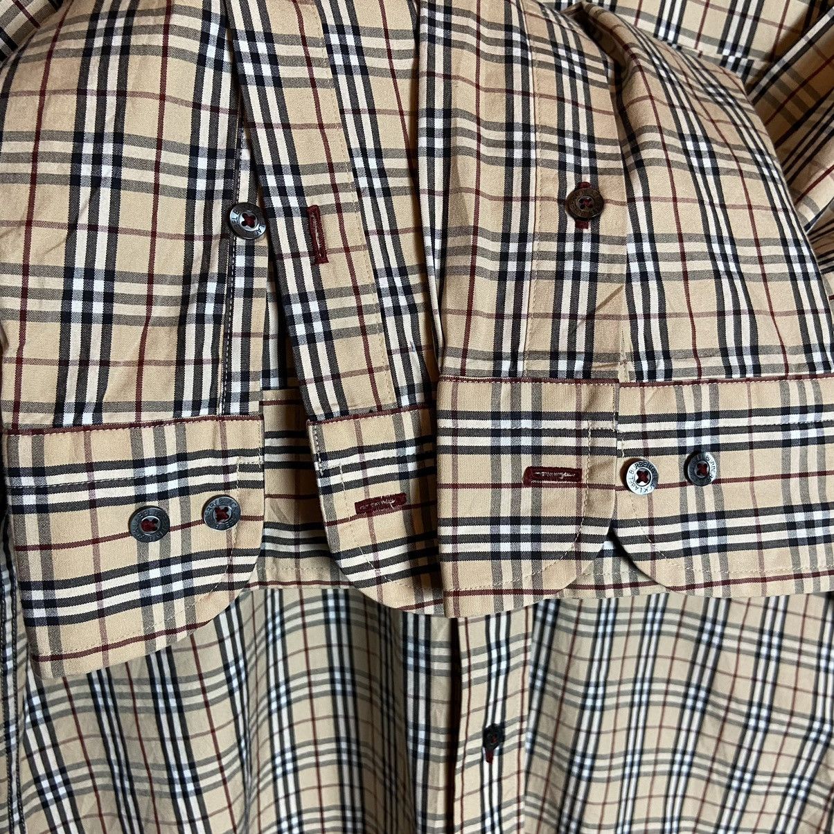Burberry Burberry Nova Check Long Sleeve Shirt Size US M / EU 48-50 / 2 - 6 Thumbnail