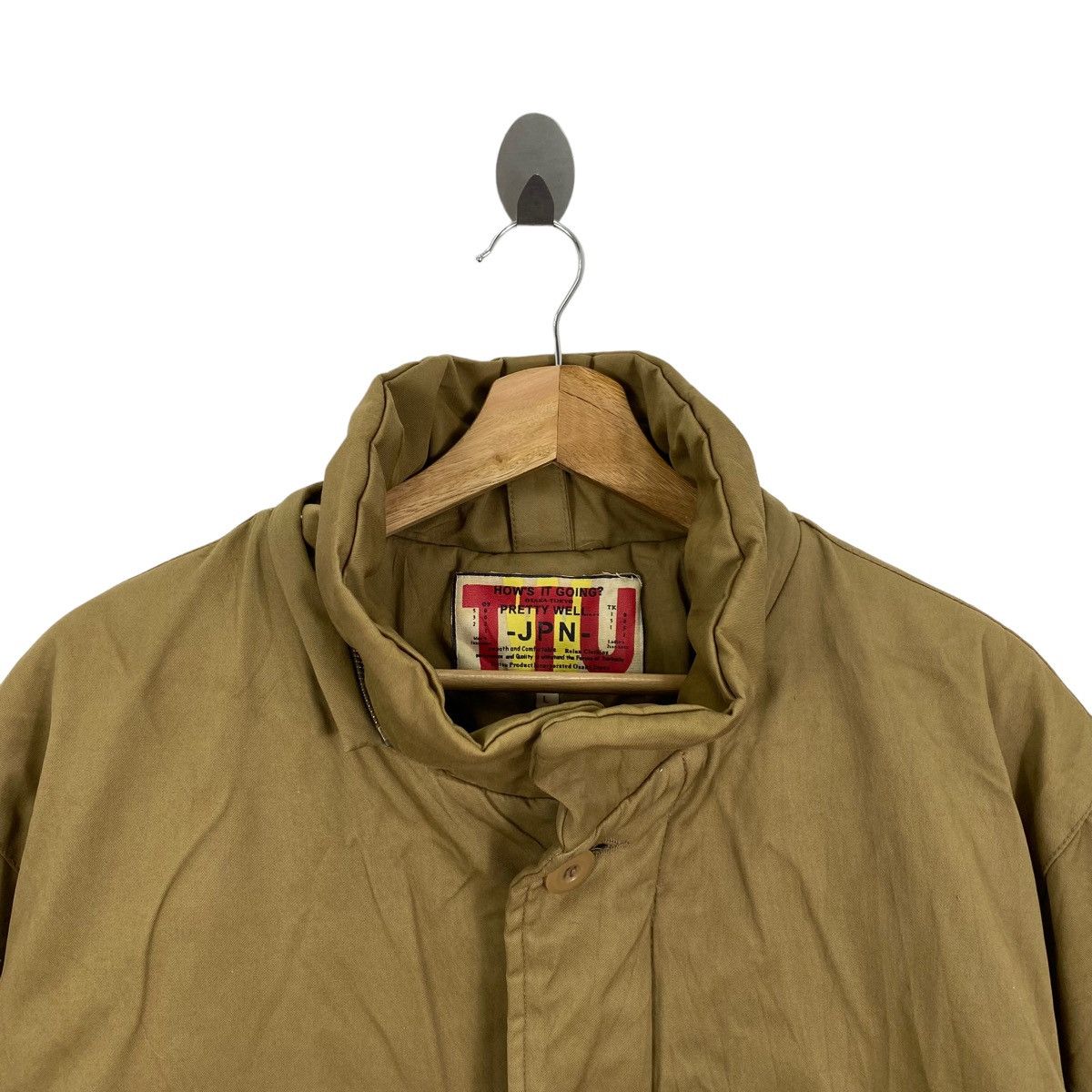 Japanese Brand Vintage Japan Tettsu Trench Coat Heavy Jacket Size US L / EU 52-54 / 3 - 2 Thumbnail
