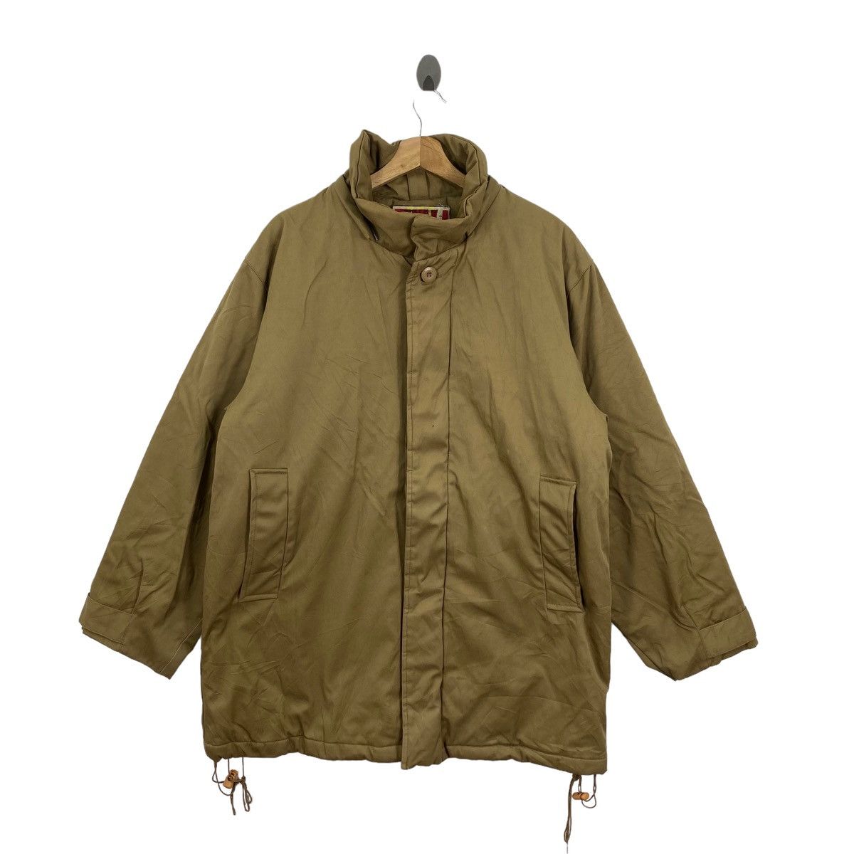Japanese Brand Vintage Japan Tettsu Trench Coat Heavy Jacket Size US L / EU 52-54 / 3 - 1 Thumbnail