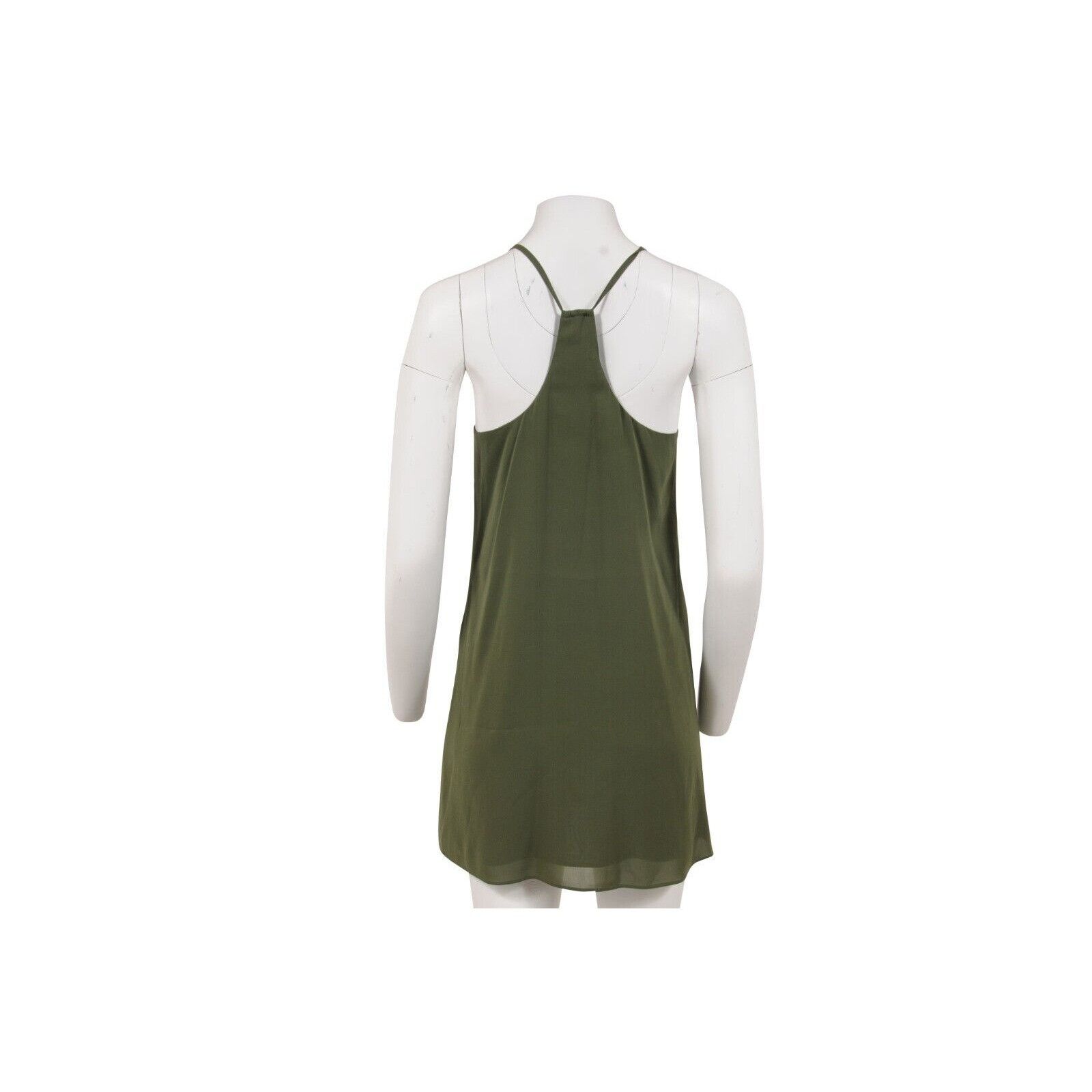 Alice + Olivia Olive Green Stretch Mini Dress Size XS / US 0-2 / IT 36-38 - 5 Thumbnail