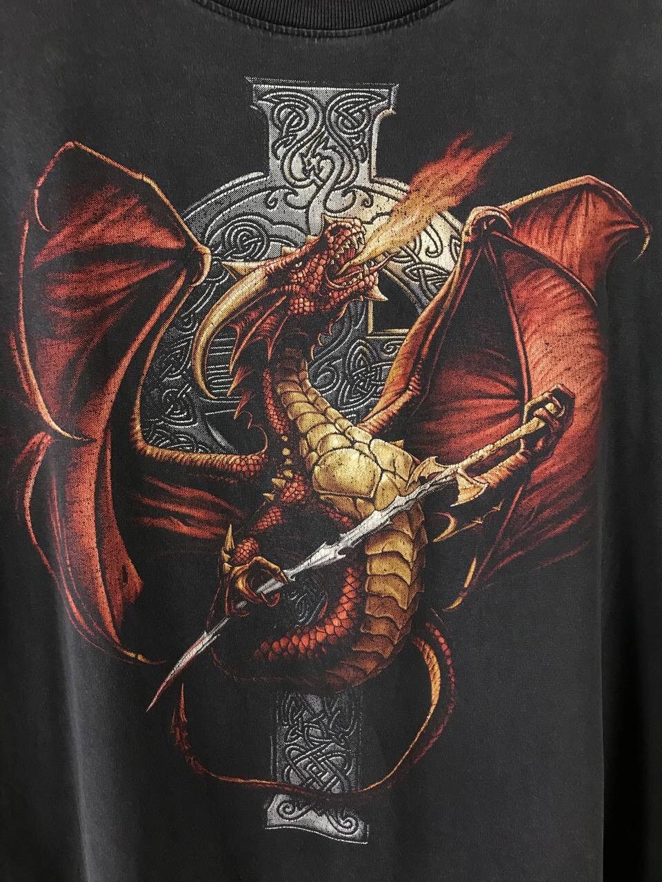 Vintage Dragon Vintage Rock Animal Tee Size US XL / EU 56 / 4 - 3 Thumbnail