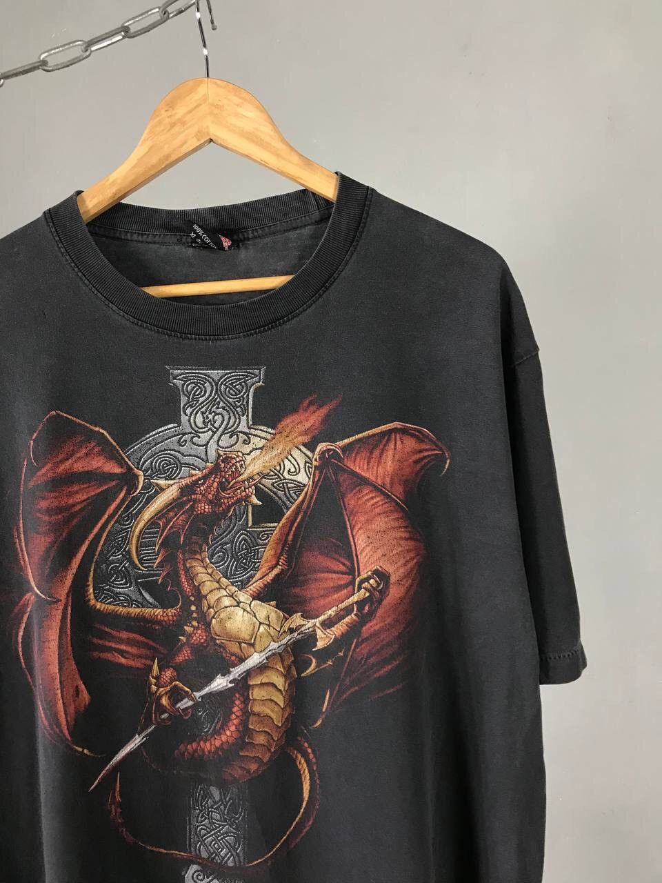 Vintage Dragon Vintage Rock Animal Tee Size US XL / EU 56 / 4 - 2 Thumbnail