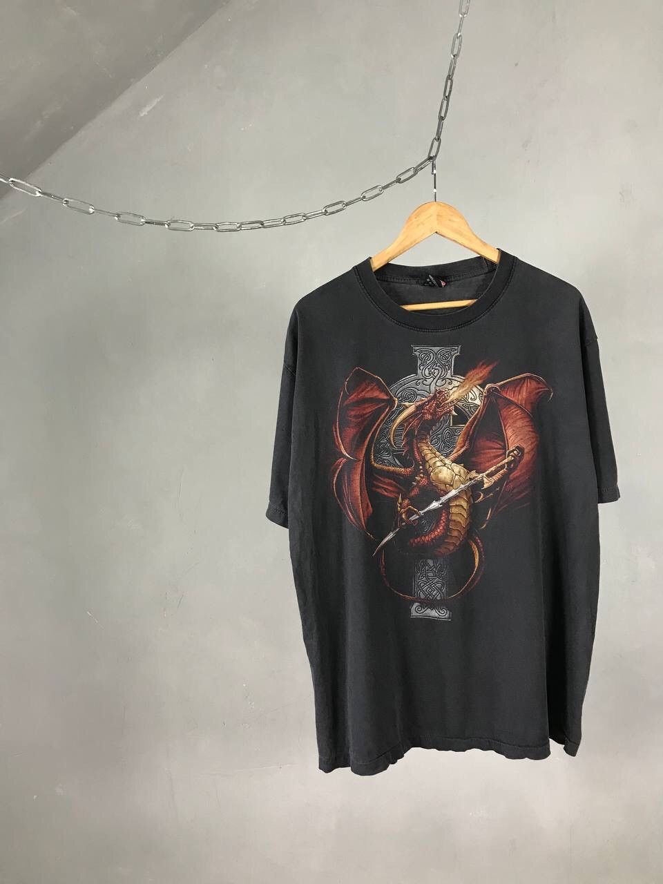 Vintage Dragon Vintage Rock Animal Tee Size US XL / EU 56 / 4 - 1 Thumbnail