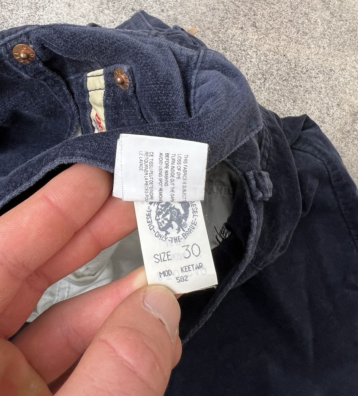Diesel × Vintage Diesel vintage velour pants Size US 30 / EU 46 - 5 Thumbnail