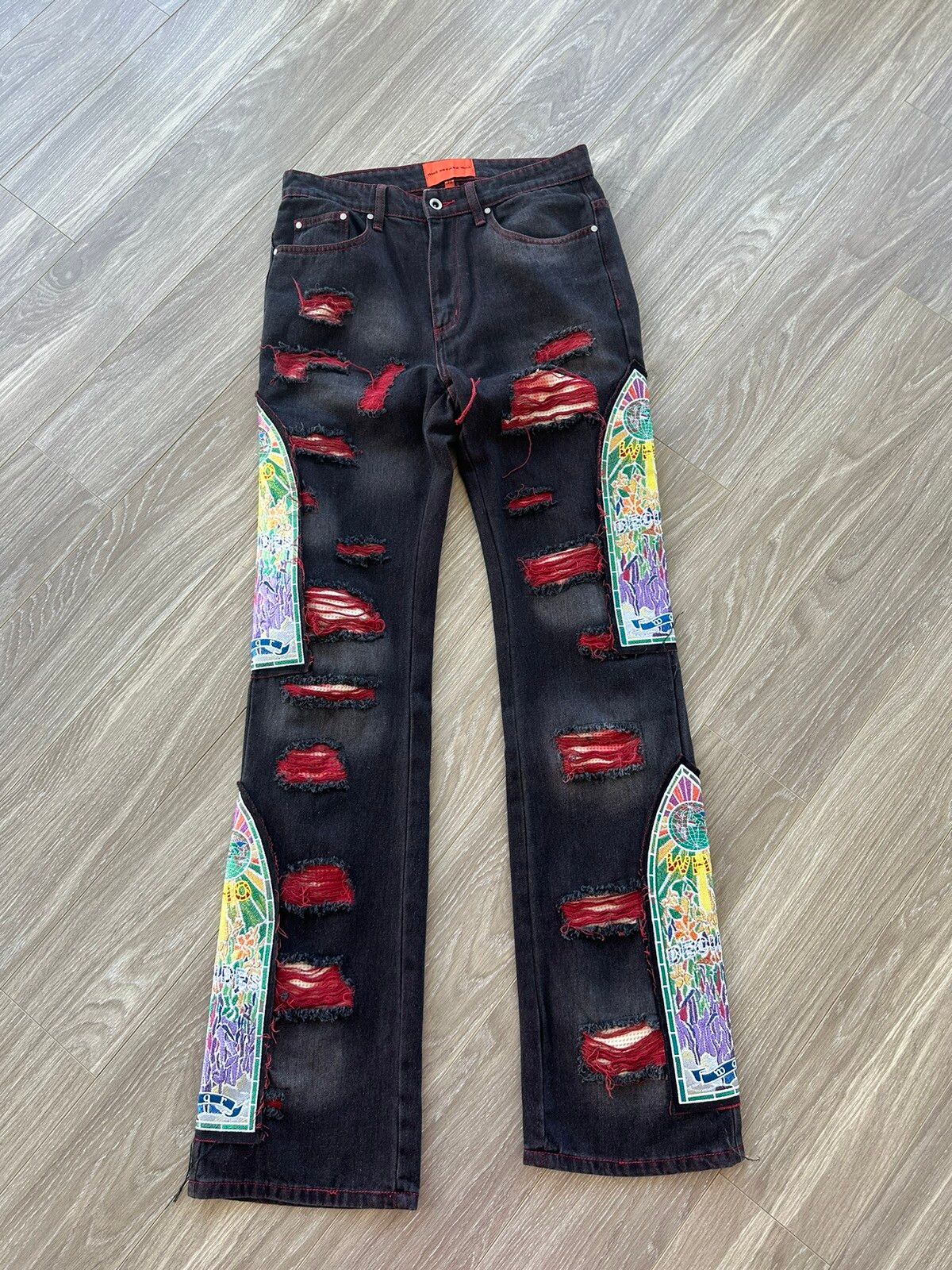 Vlone WHO DECIDES WAR JEANS | Grailed